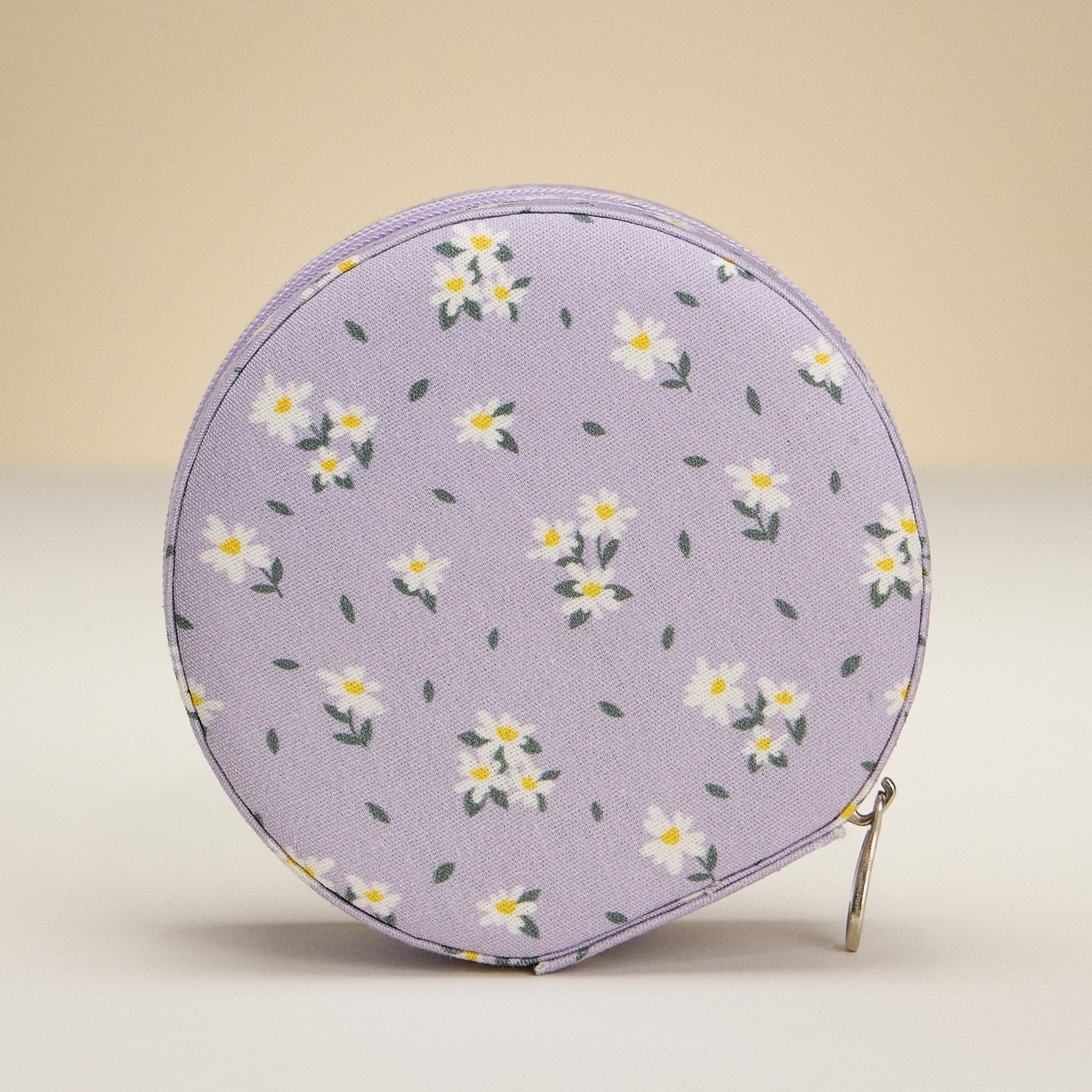 Daisy Cotton Travel Jewelry Case