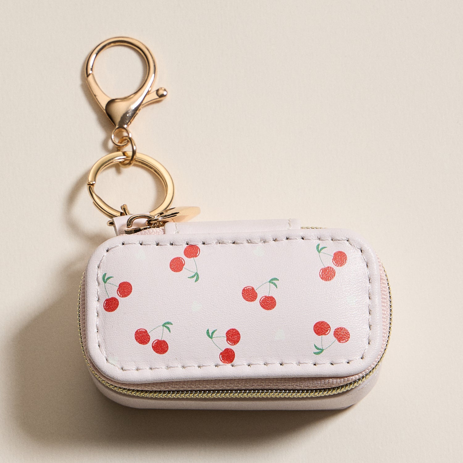Jewelry Box Bag Charm Collection With Soft Vegan Leather and Zipper | Keychain