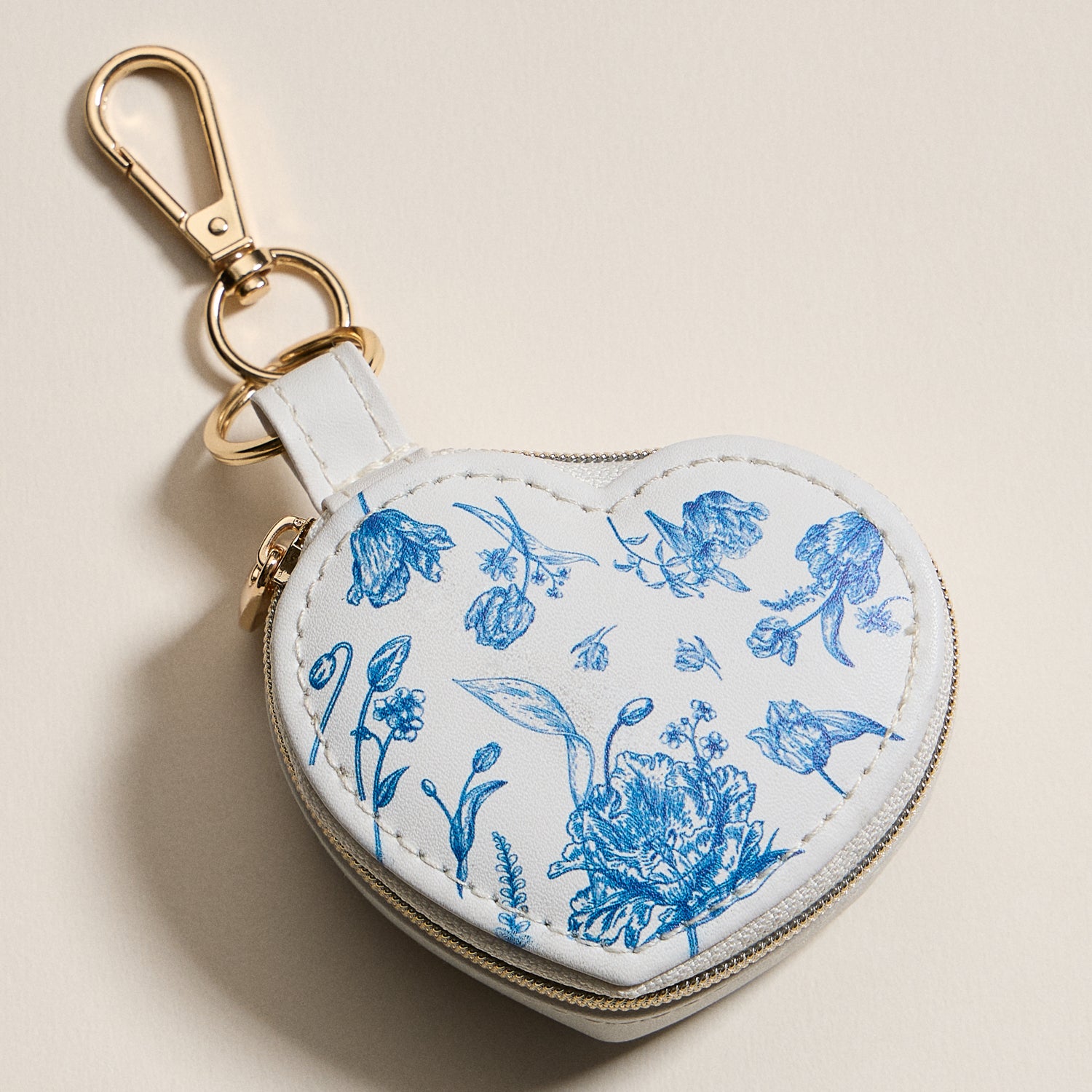 Jewelry Box Bag Charm Collection With Soft Vegan Leather and Zipper | Keychain