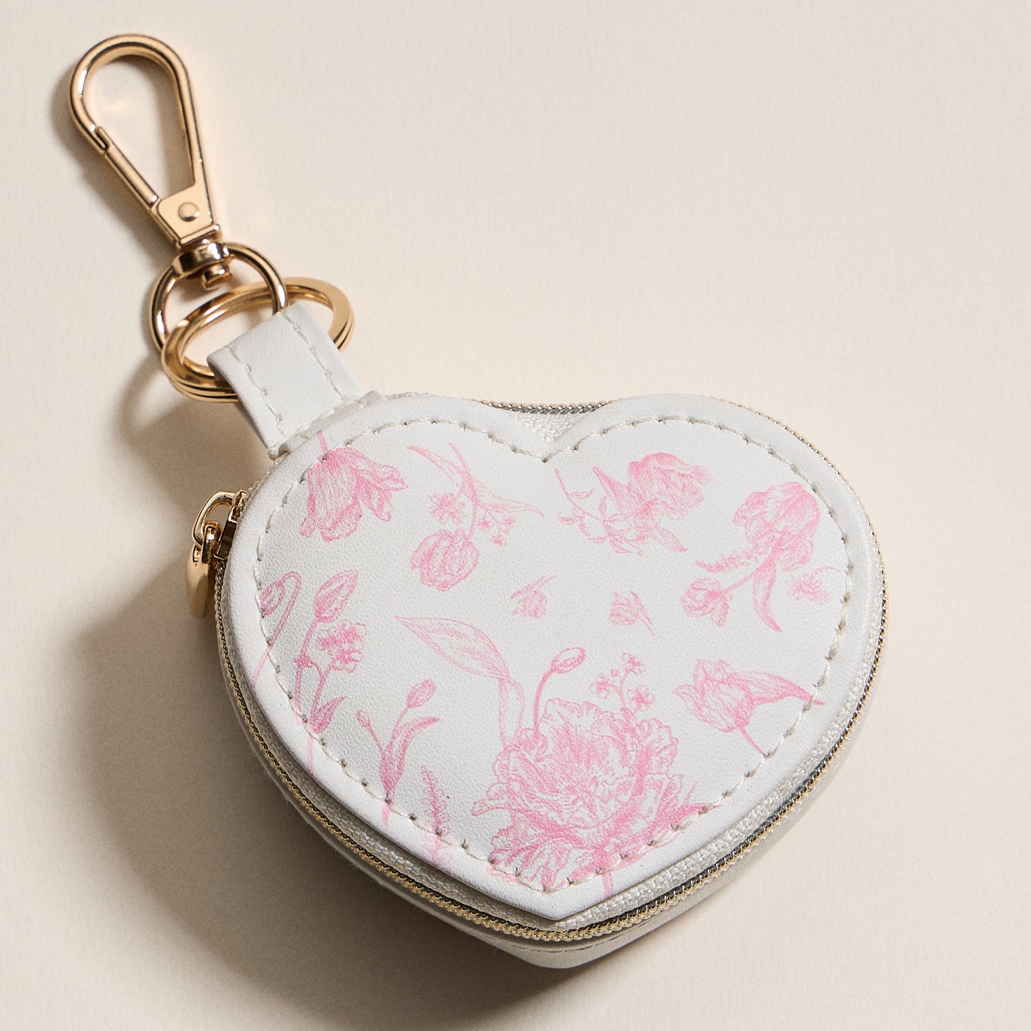 Jewelry Box Bag Charm Collection With Soft Vegan Leather and Zipper | Keychain