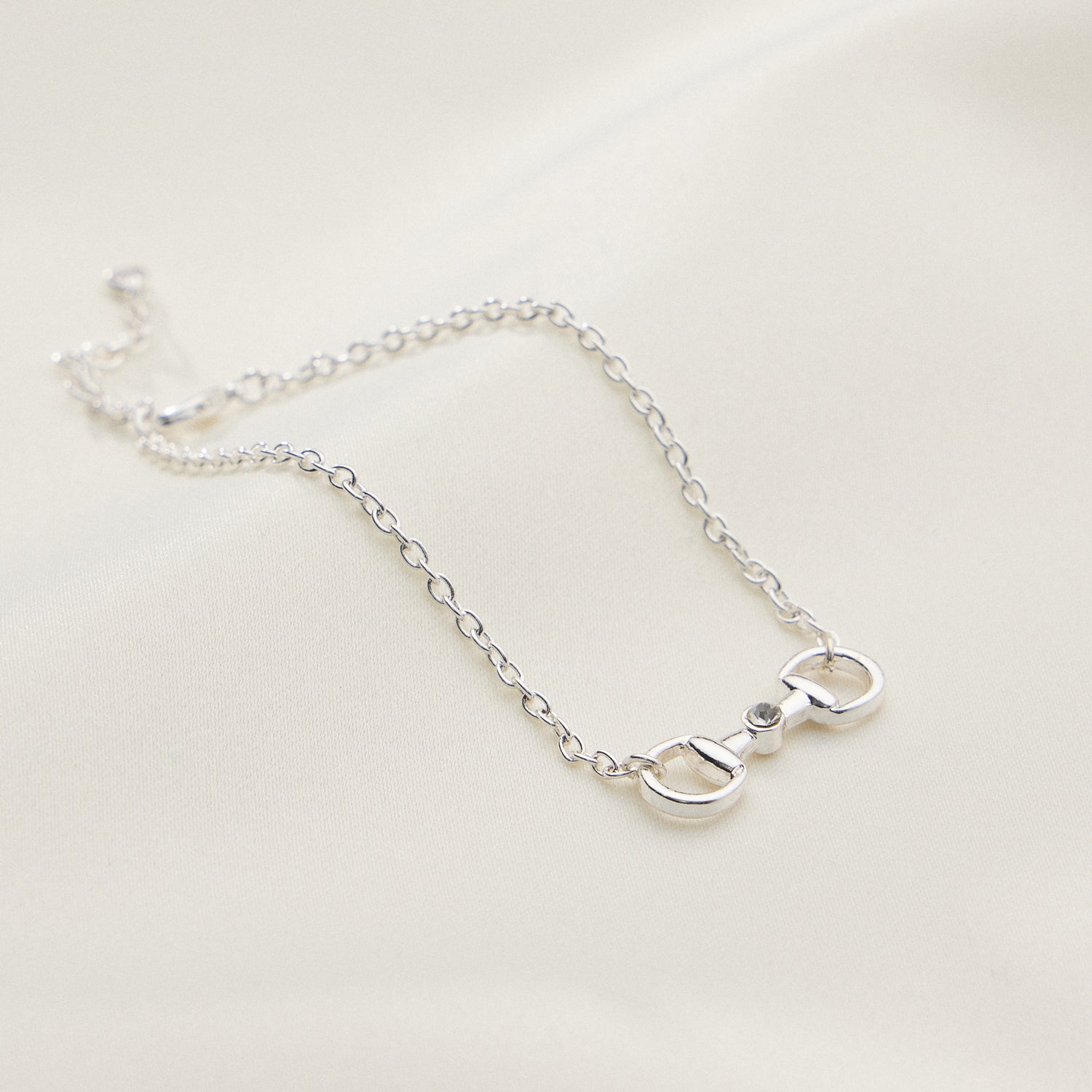 Adjustable Gold or Silver Bit Link Bracelet