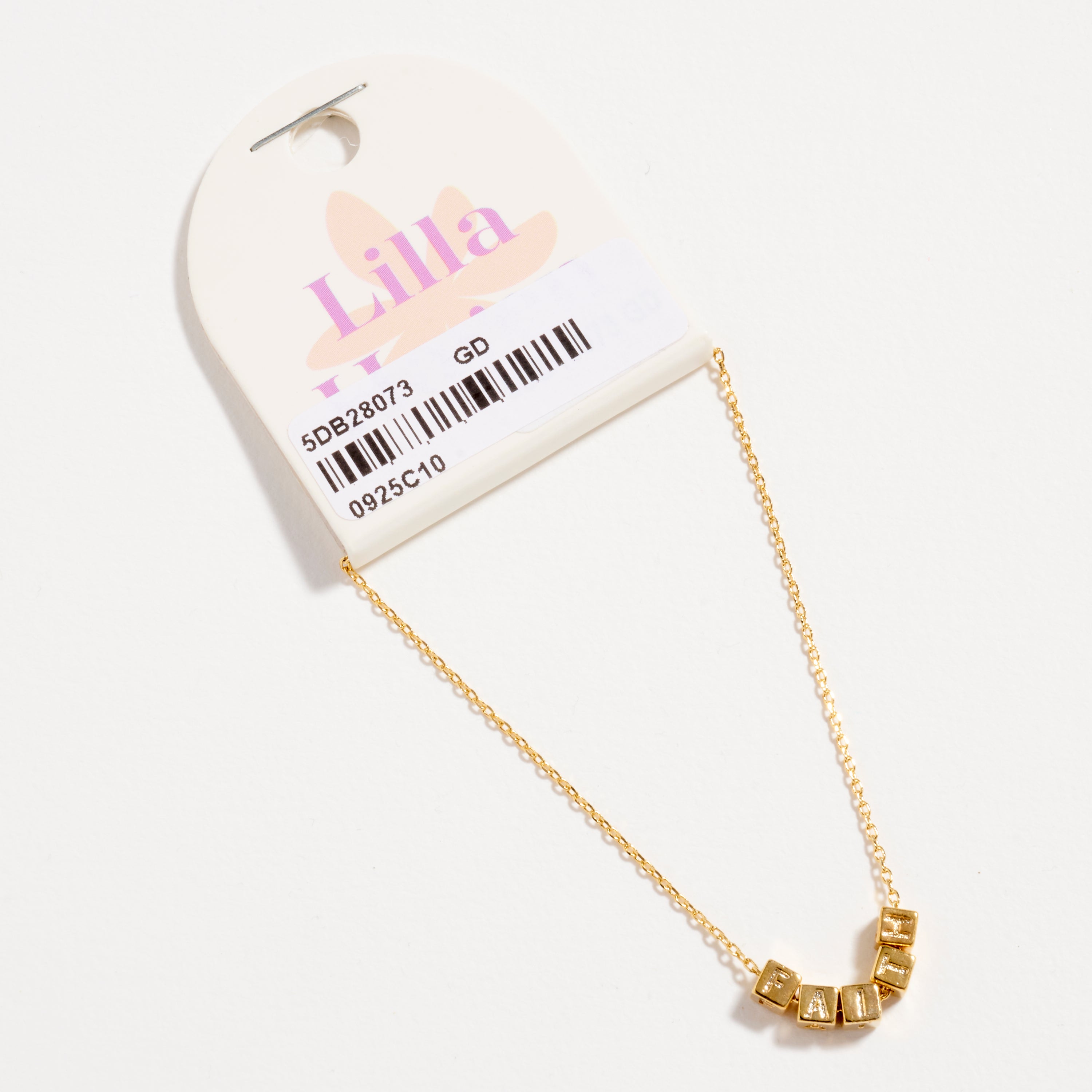 Gold Dipped FAITH Bracelet – Inspirational Letter Chain