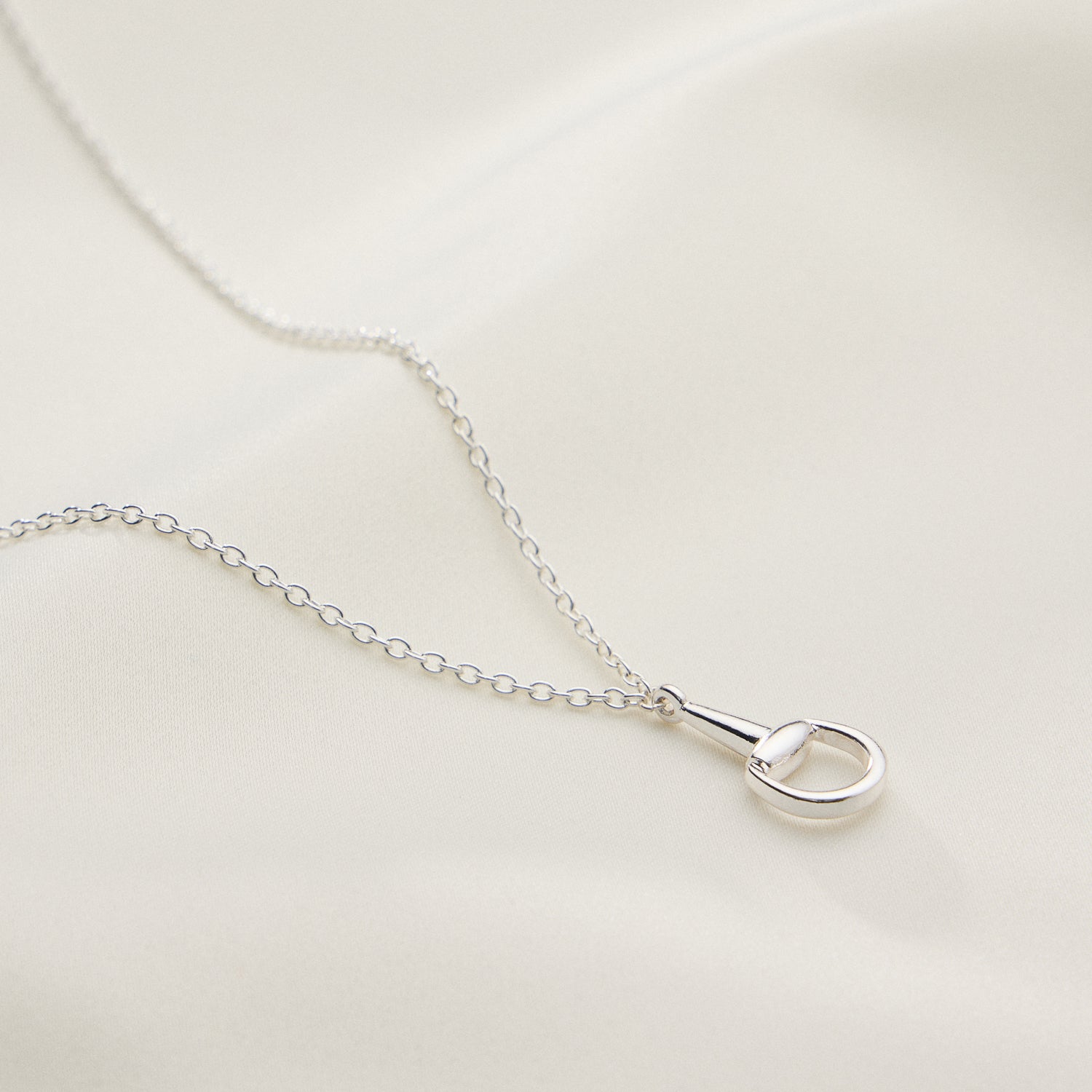 Minimalist Horseshoe Pendant Necklace