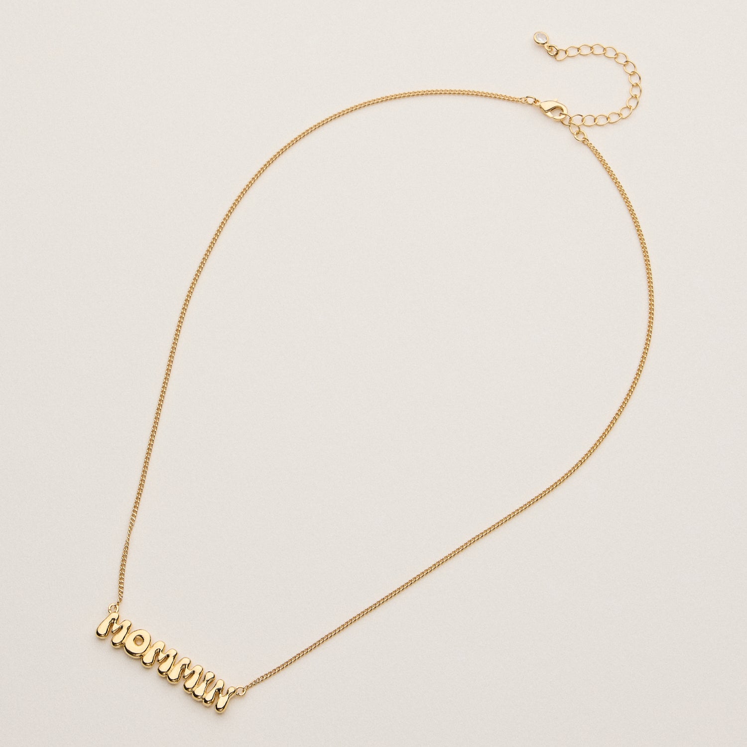 18K Gold-Dipped Adjustable Mommin Necklace