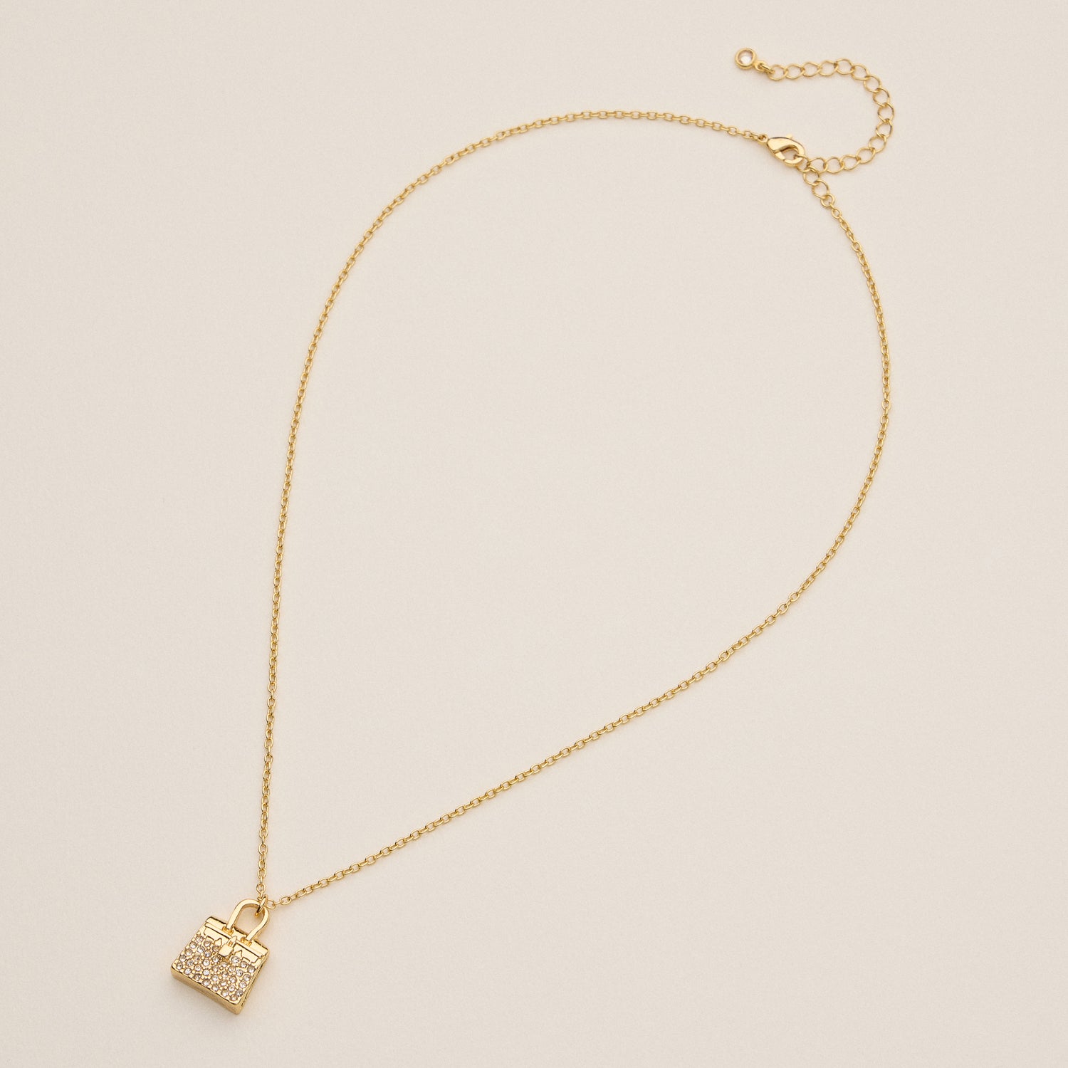 18K Gold Mini Purse Necklace