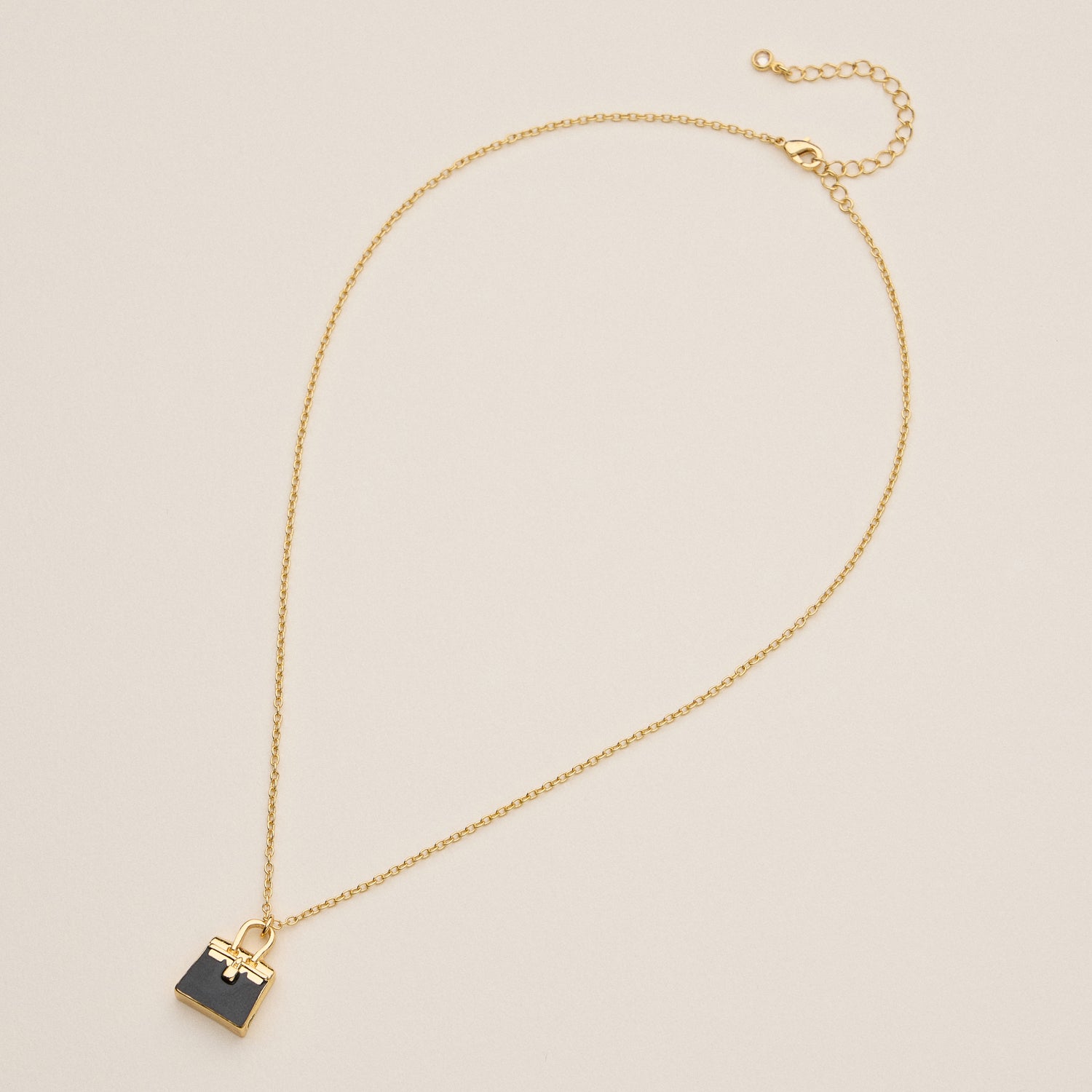 18K Gold Mini Purse Necklace