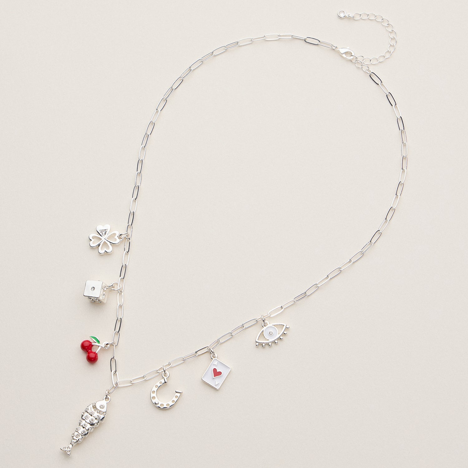 18K Gold-Plated Lucky Charm Necklace