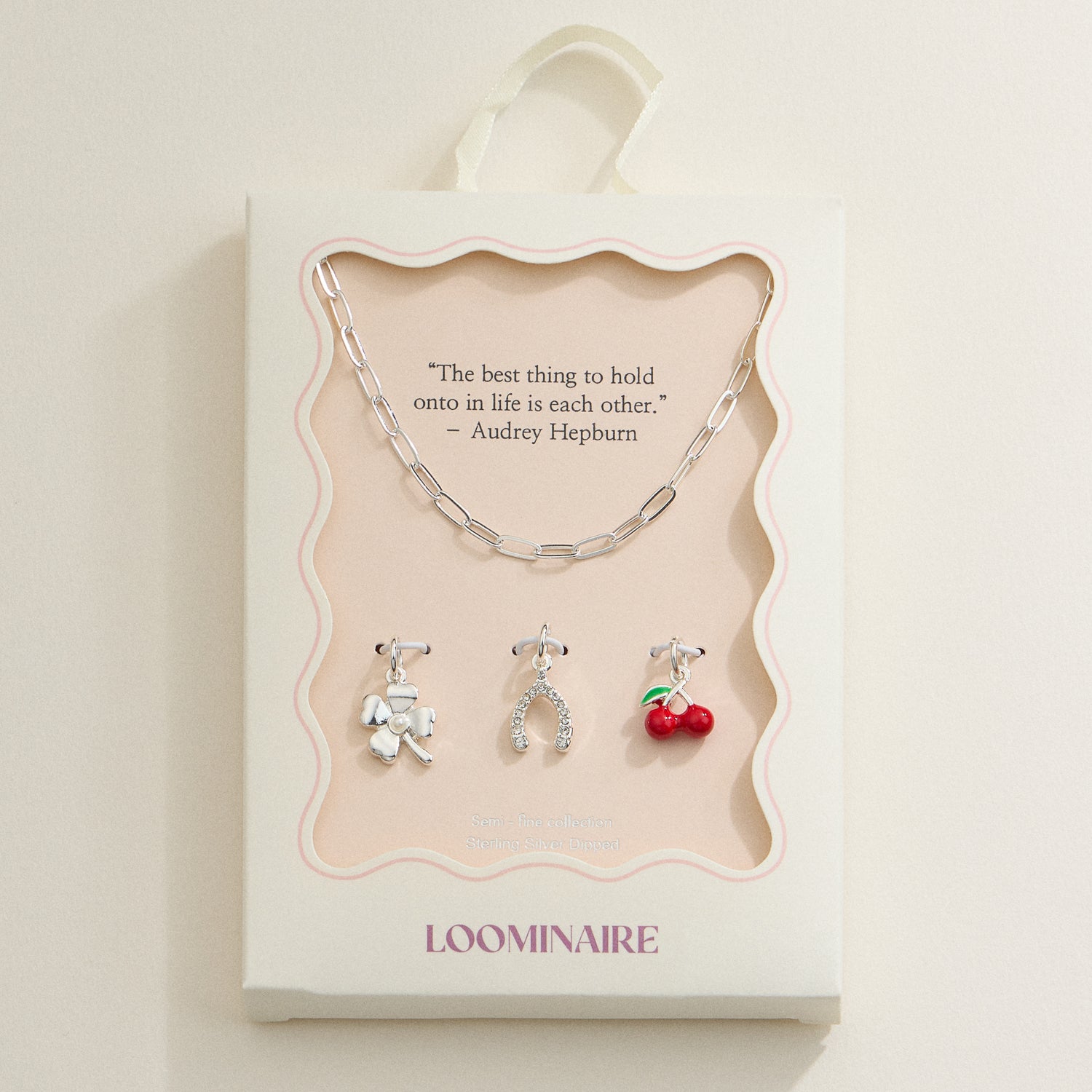 18K Gold Lucky Charm Necklace Trio