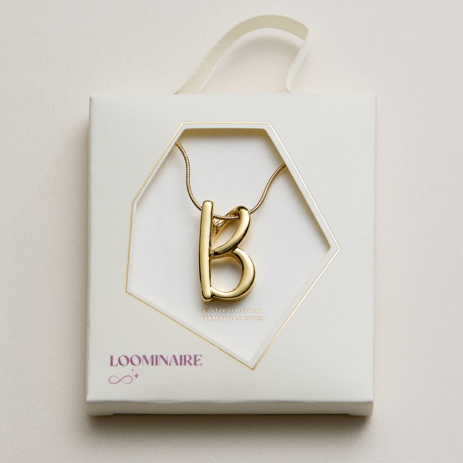 A Set of 16 Letters Gold Dipped Necklace – Gold & Silver Alphabet Charm Jewelry