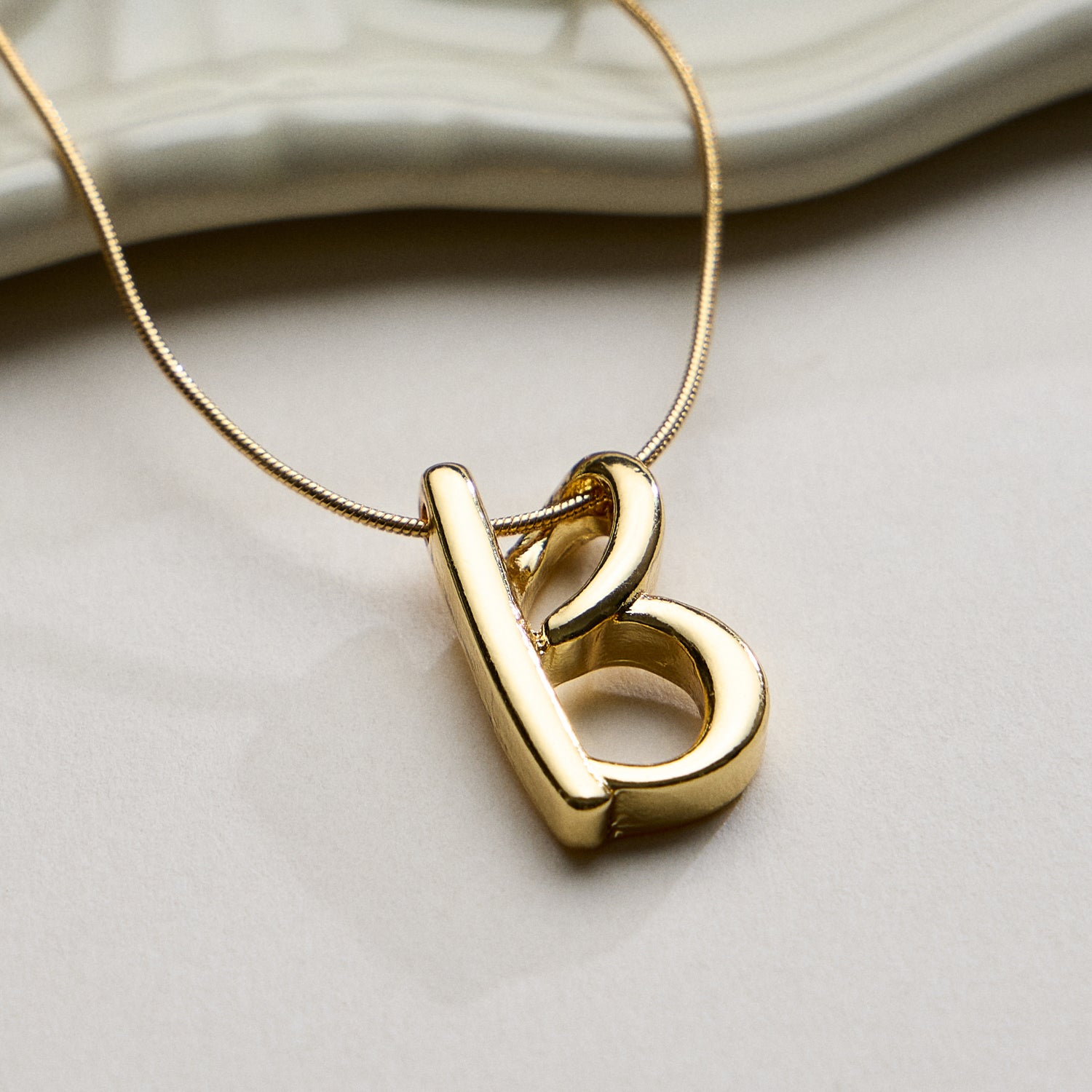 A Set of 16 Letters Gold Dipped Necklace – Gold & Silver Alphabet Charm Jewelry