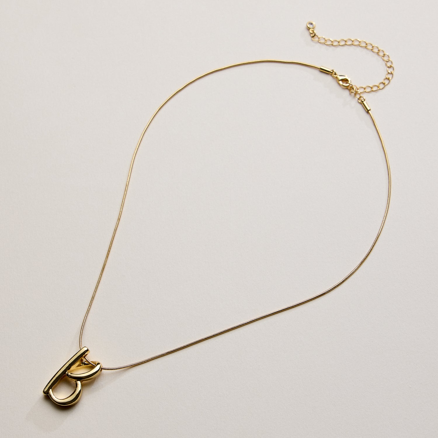 A Set of 16 Letters Gold Dipped Necklace – Gold & Silver Alphabet Charm Jewelry