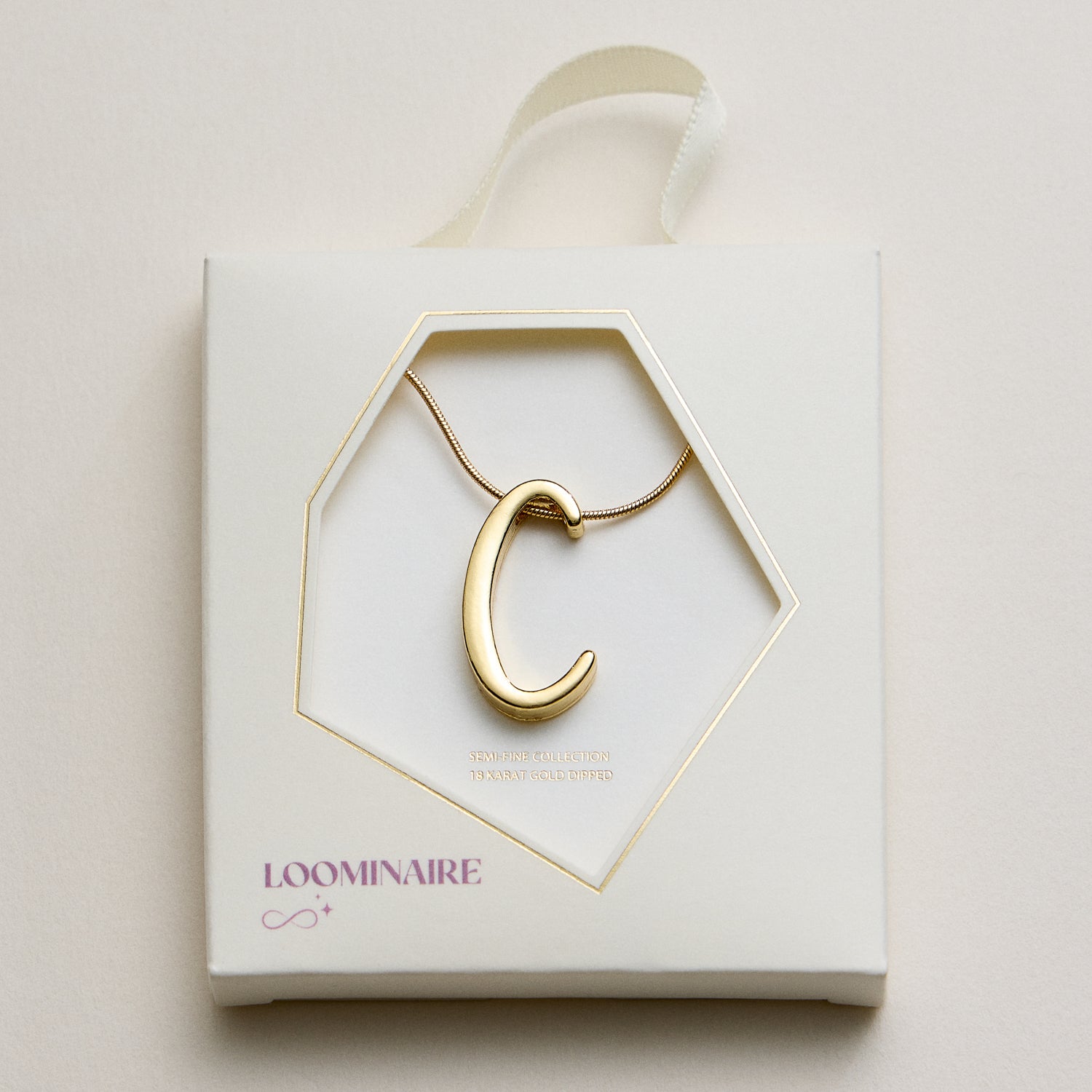 A Set of 16 Letters Gold Dipped Necklace – Gold & Silver Alphabet Charm Jewelry