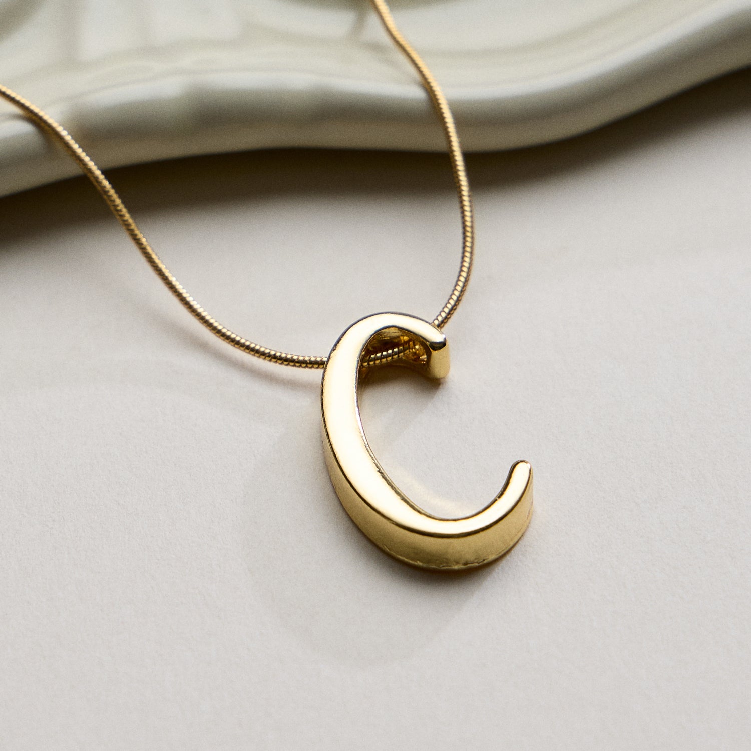 A Set of 16 Letters Gold Dipped Necklace – Gold & Silver Alphabet Charm Jewelry