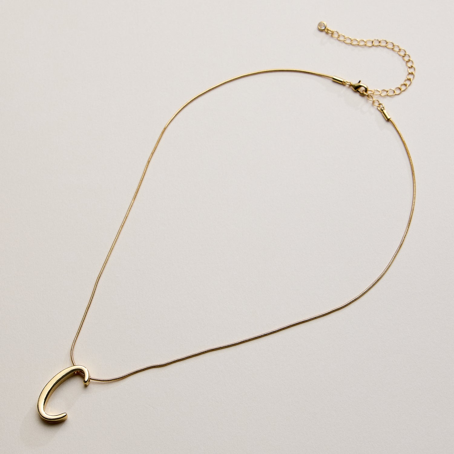 A Set of 16 Letters Gold Dipped Necklace – Gold & Silver Alphabet Charm Jewelry