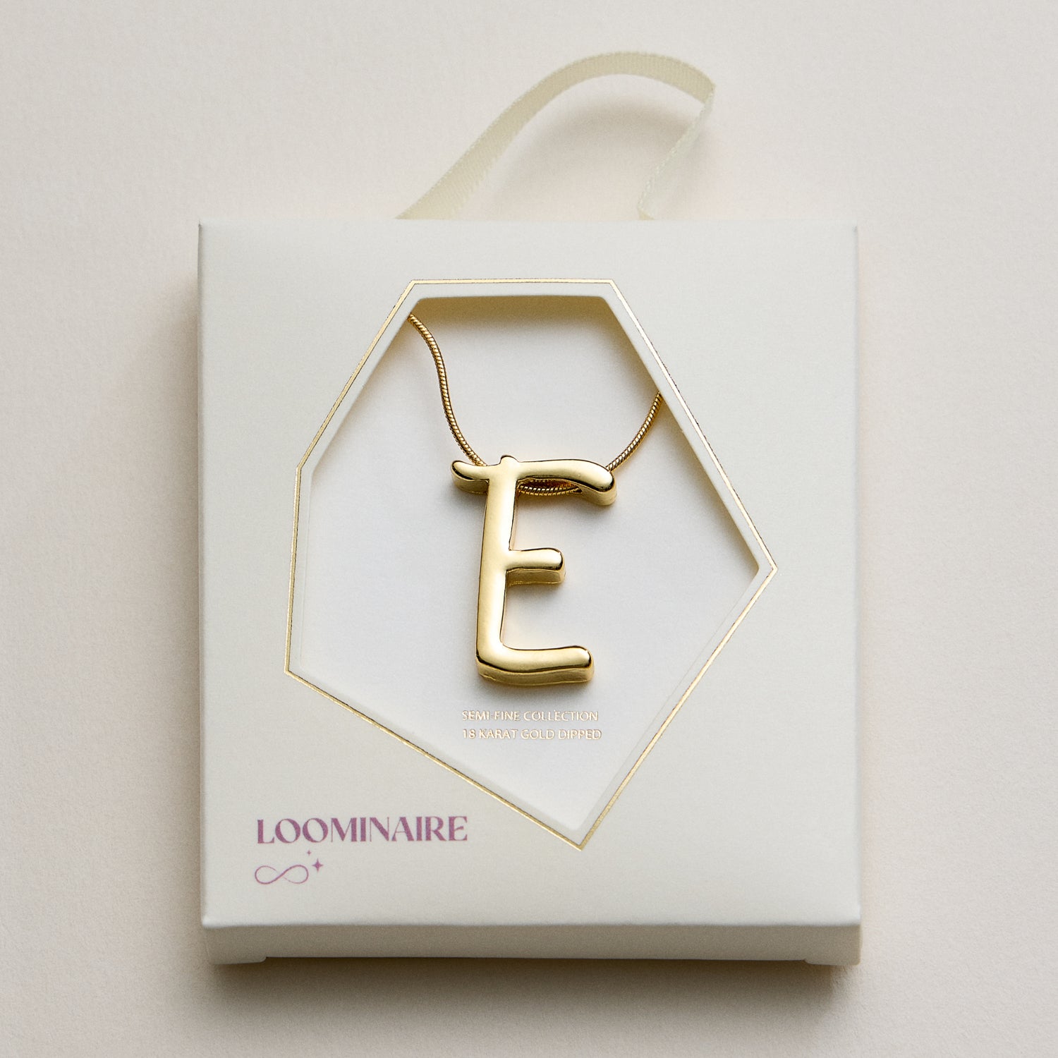 A Set of 16 Letters Gold Dipped Necklace – Gold & Silver Alphabet Charm Jewelry