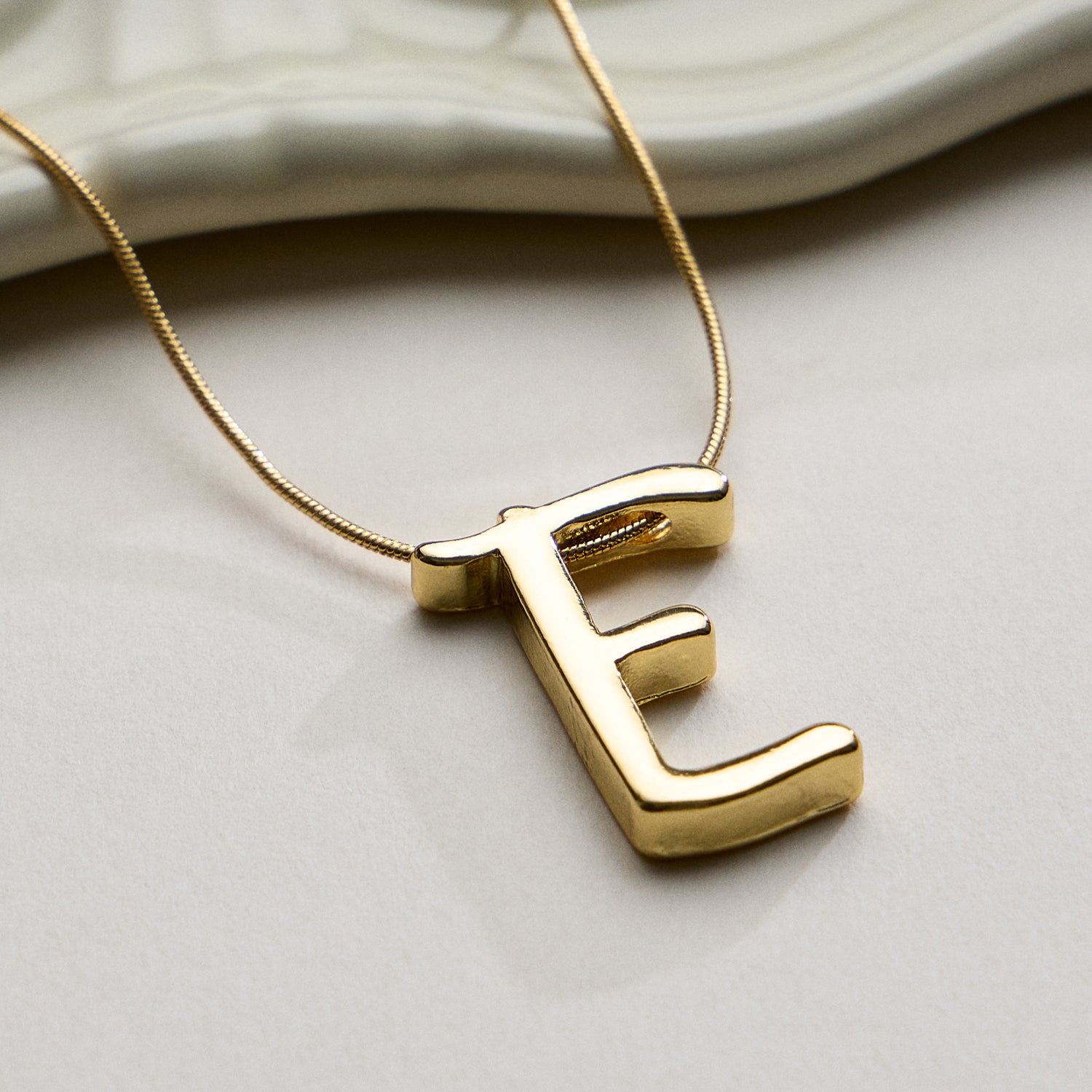 A Set of 16 Letters Gold Dipped Necklace – Gold & Silver Alphabet Charm Jewelry