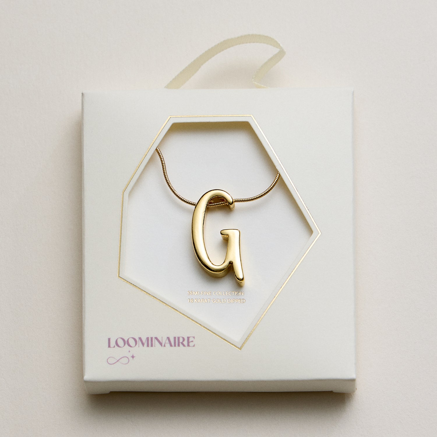 A Set of 16 Letters Gold Dipped Necklace – Gold & Silver Alphabet Charm Jewelry