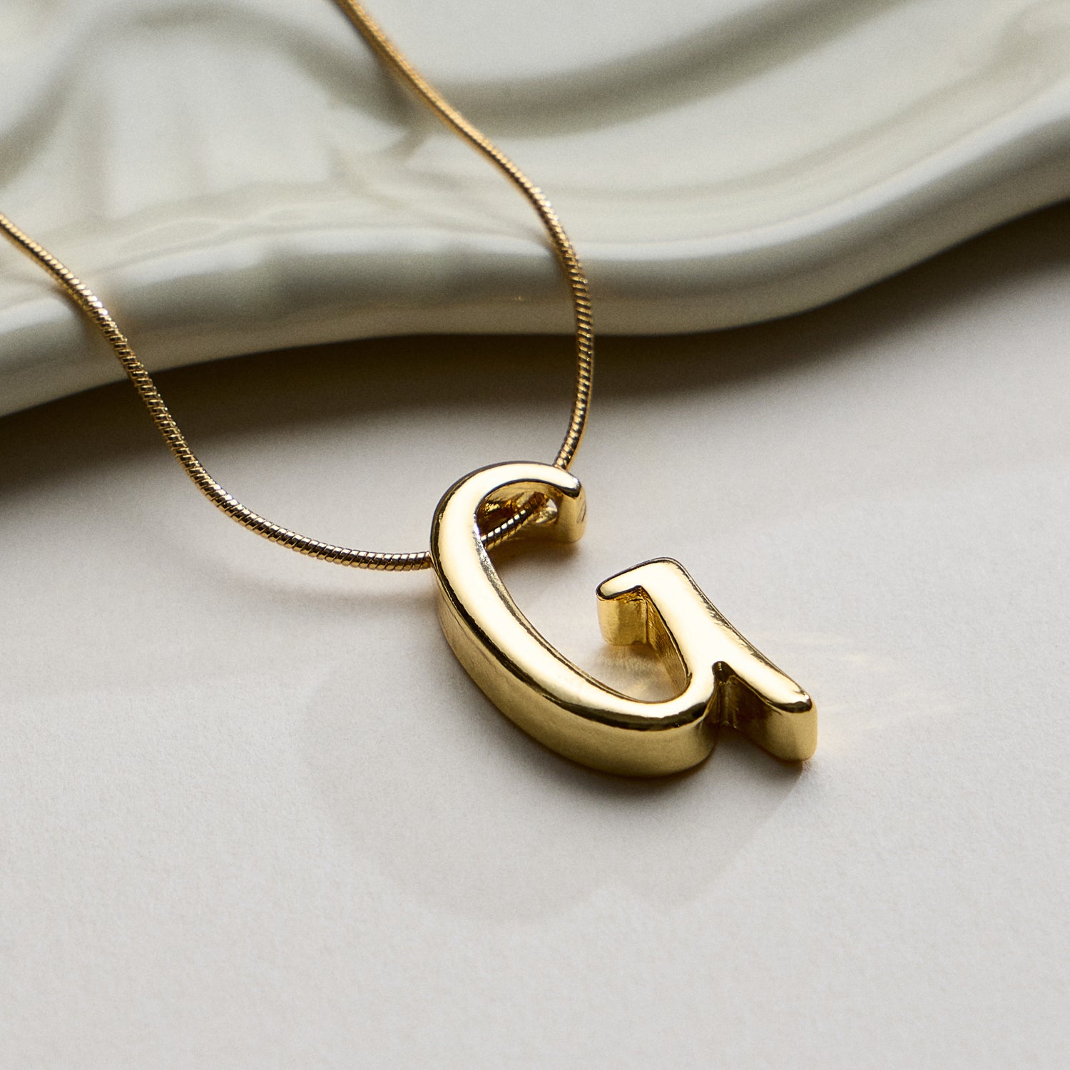 A Set of 16 Letters Gold Dipped Necklace – Gold & Silver Alphabet Charm Jewelry