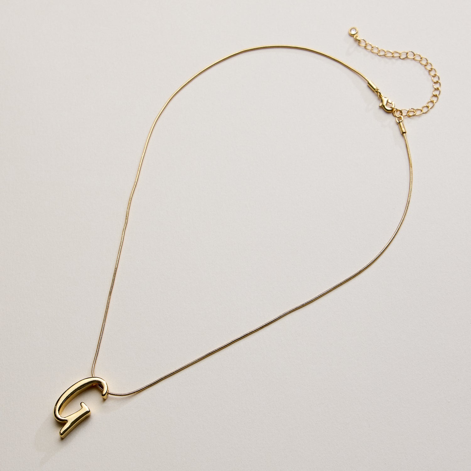 A Set of 16 Letters Gold Dipped Necklace – Gold & Silver Alphabet Charm Jewelry