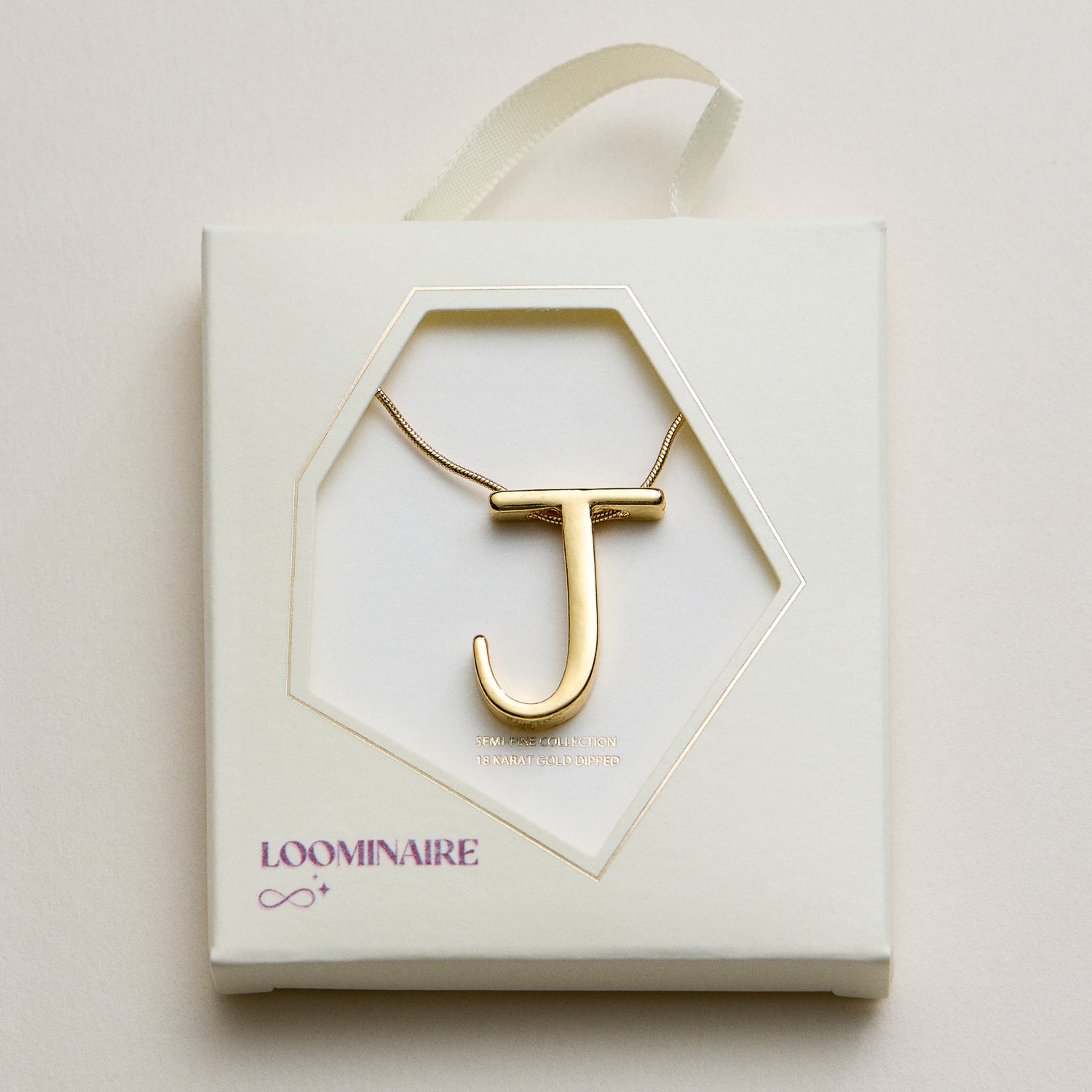 A Set of 16 Letters Gold Dipped Necklace – Gold & Silver Alphabet Charm Jewelry