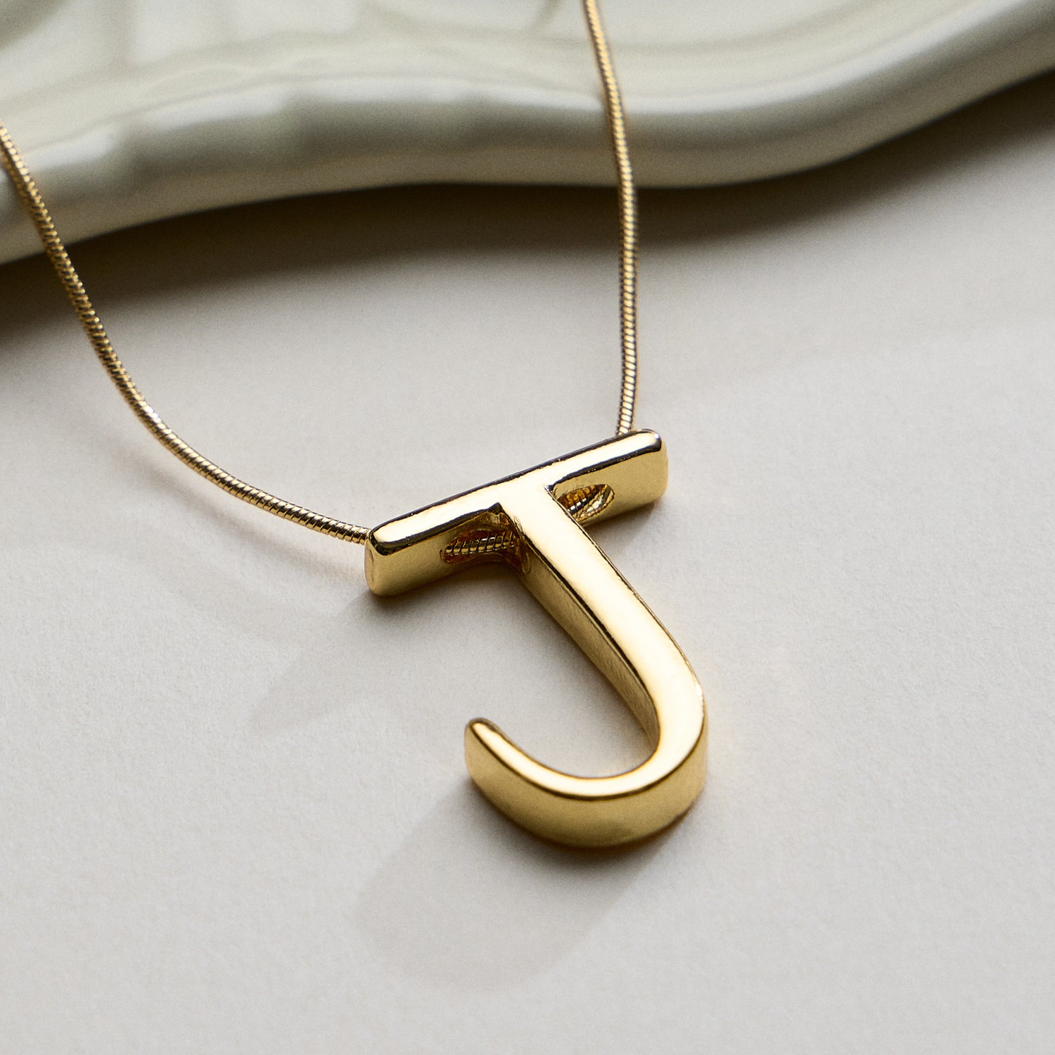 A Set of 16 Letters Gold Dipped Necklace – Gold & Silver Alphabet Charm Jewelry