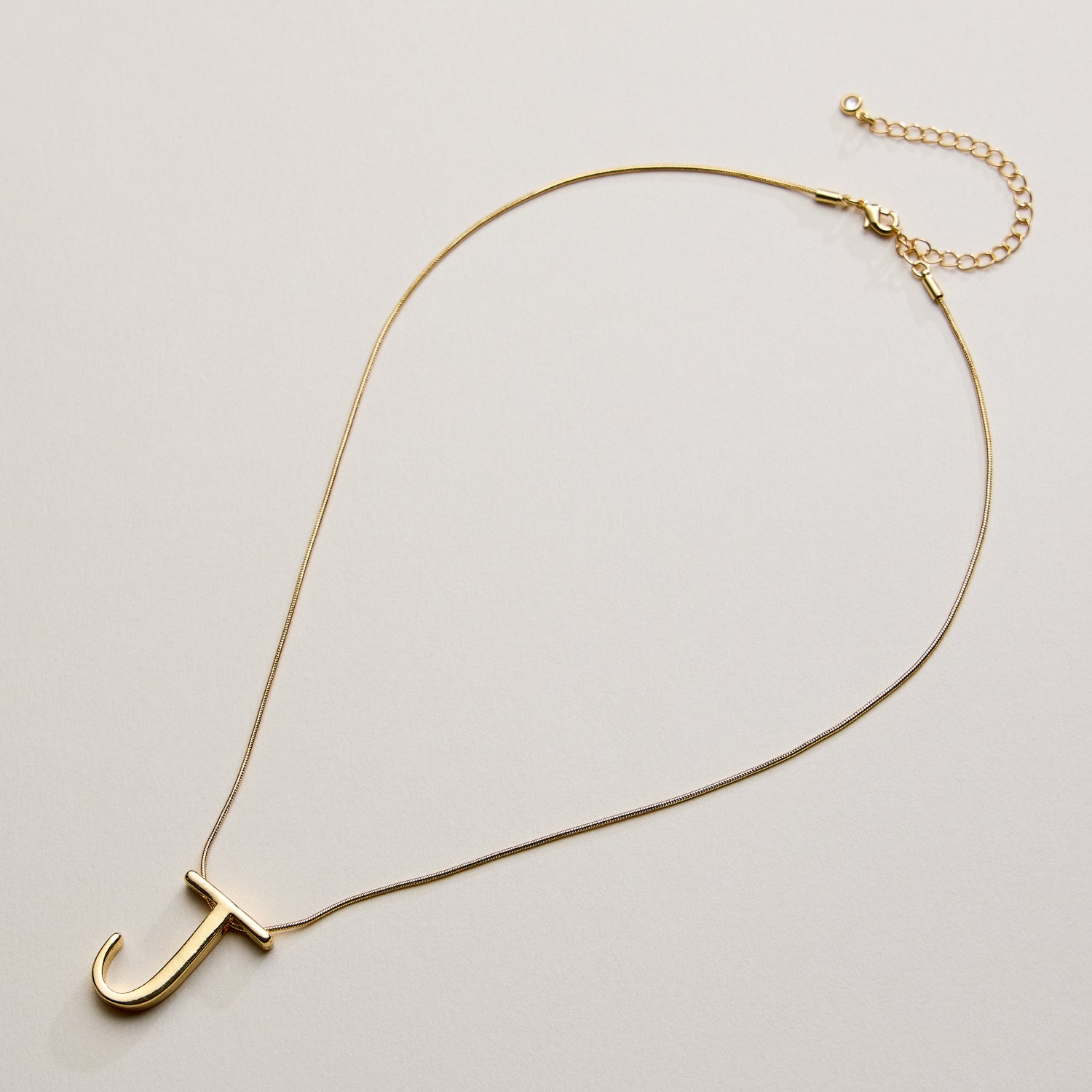 A Set of 16 Letters Gold Dipped Necklace – Gold & Silver Alphabet Charm Jewelry