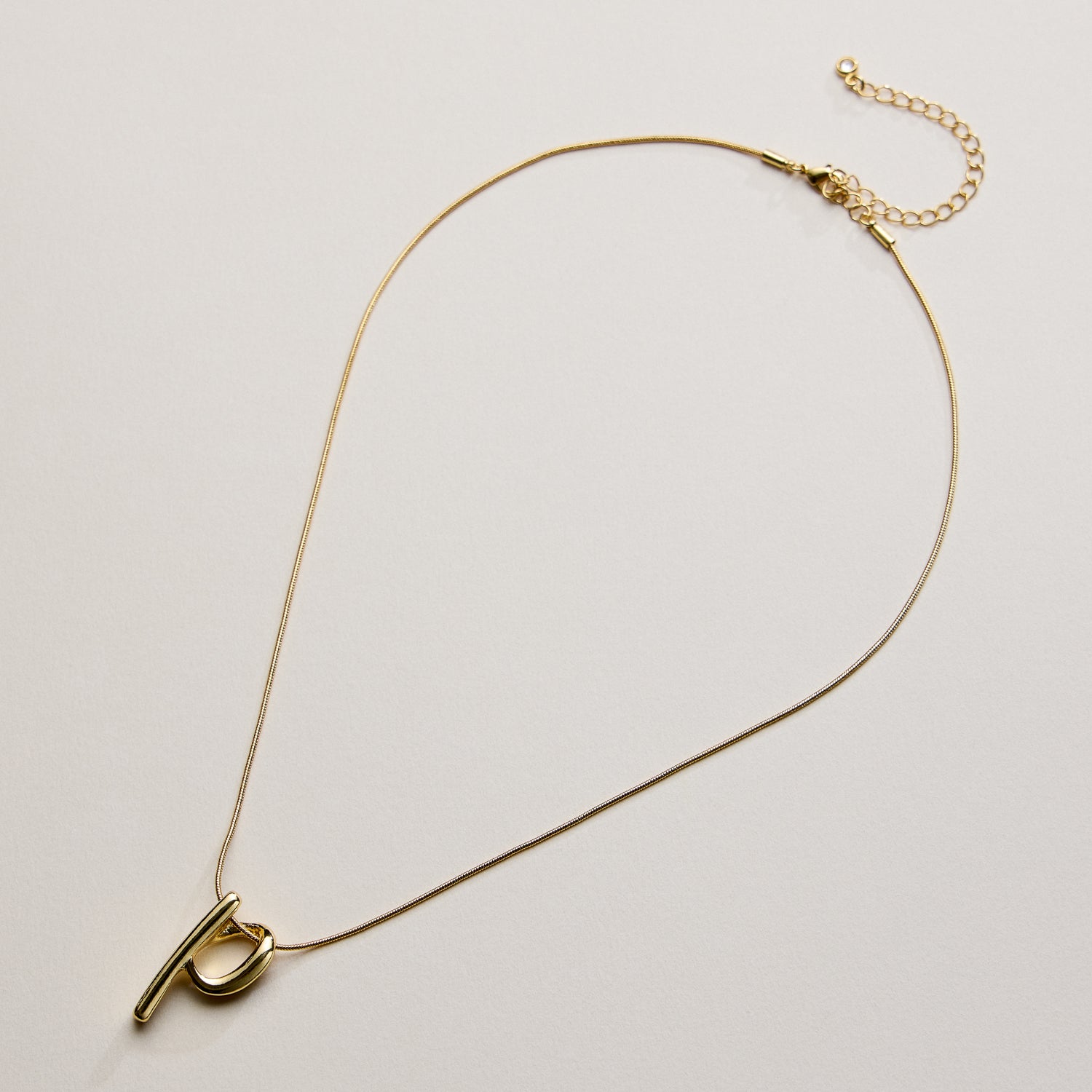 A Set of 16 Letters Gold Dipped Necklace – Gold & Silver Alphabet Charm Jewelry