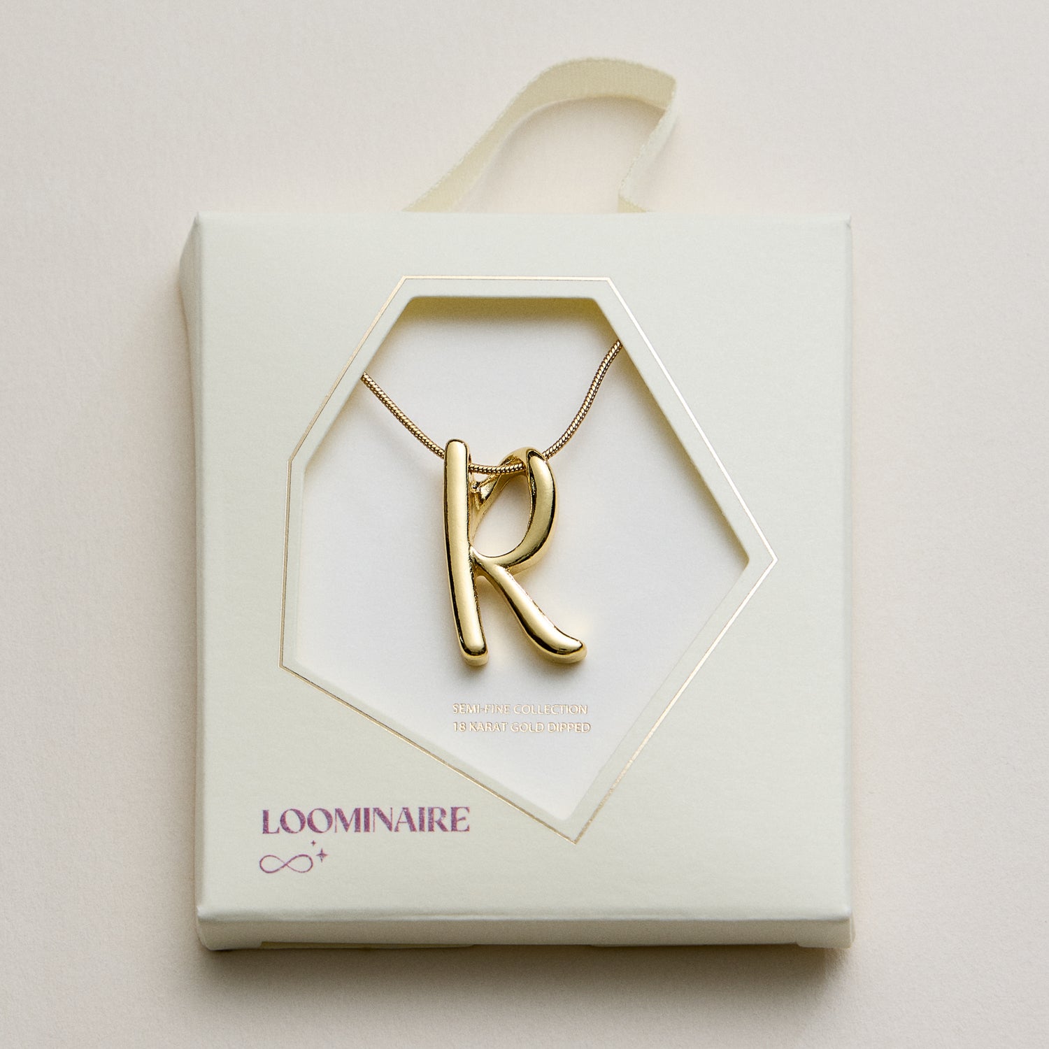 A Set of 16 Letters Gold Dipped Necklace – Gold & Silver Alphabet Charm Jewelry