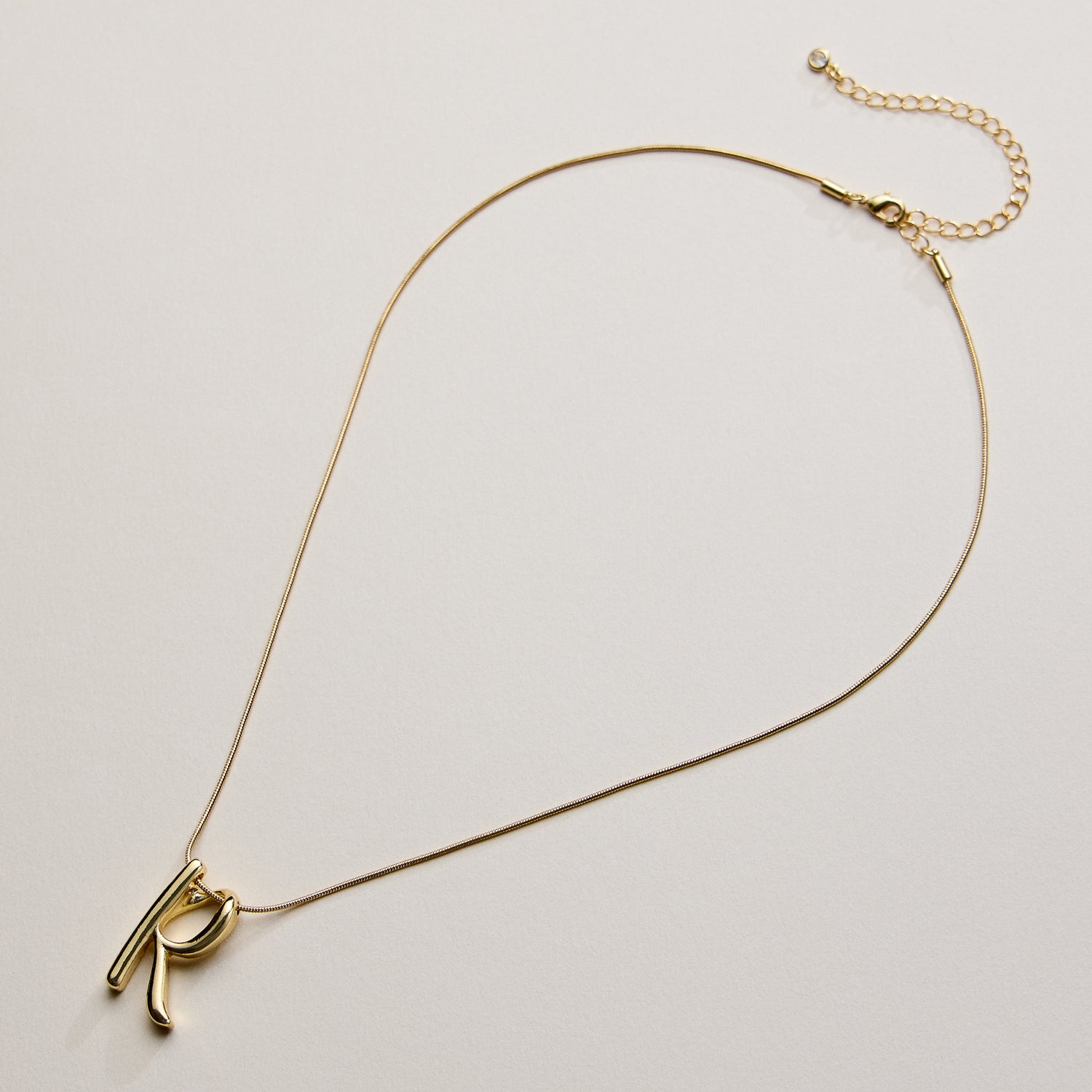 A Set of 16 Letters Gold Dipped Necklace – Gold & Silver Alphabet Charm Jewelry