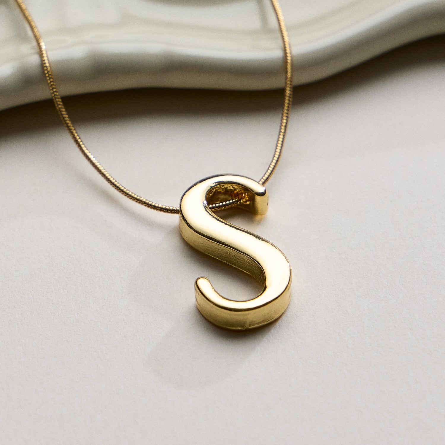 A Set of 16 Letters Gold Dipped Necklace – Gold & Silver Alphabet Charm Jewelry