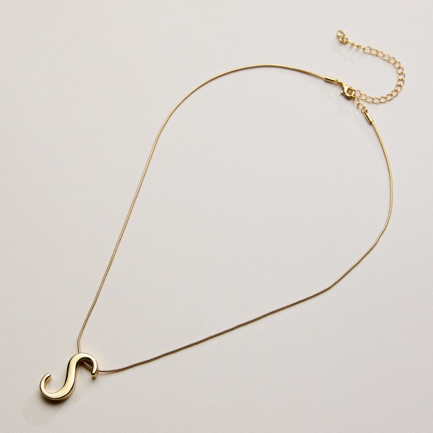 A Set of 16 Letters Gold Dipped Necklace – Gold & Silver Alphabet Charm Jewelry