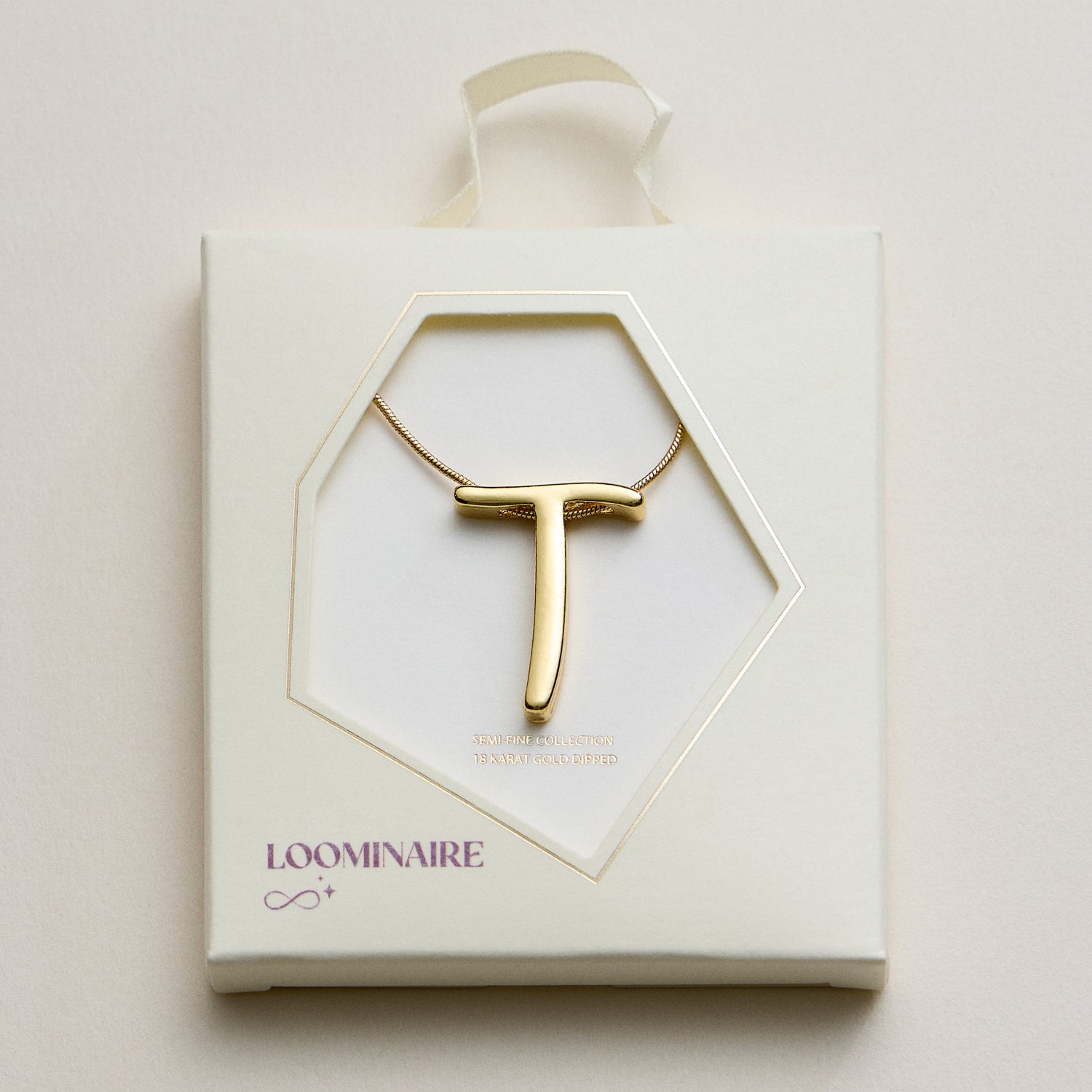 A Set of 16 Letters Gold Dipped Necklace – Gold & Silver Alphabet Charm Jewelry