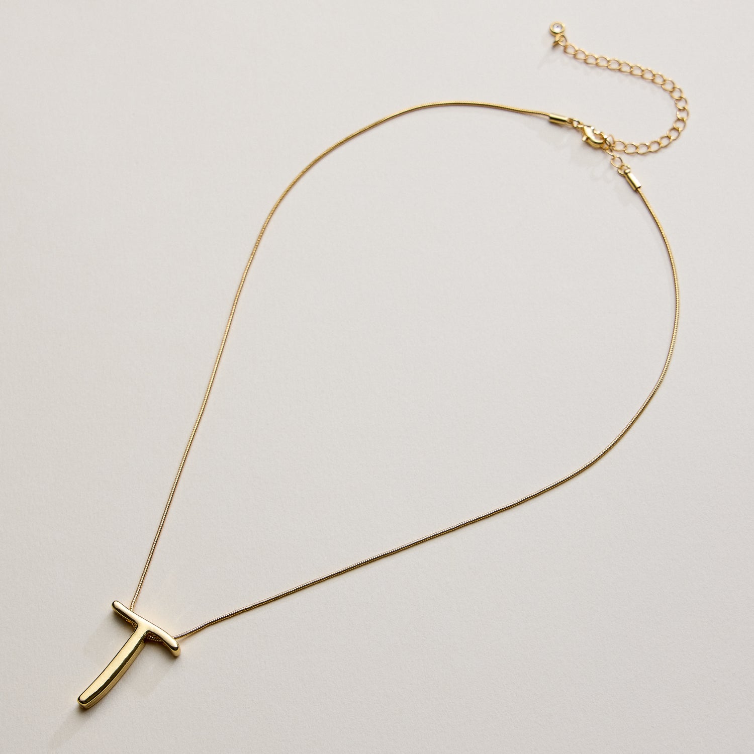 A Set of 16 Letters Gold Dipped Necklace – Gold & Silver Alphabet Charm Jewelry