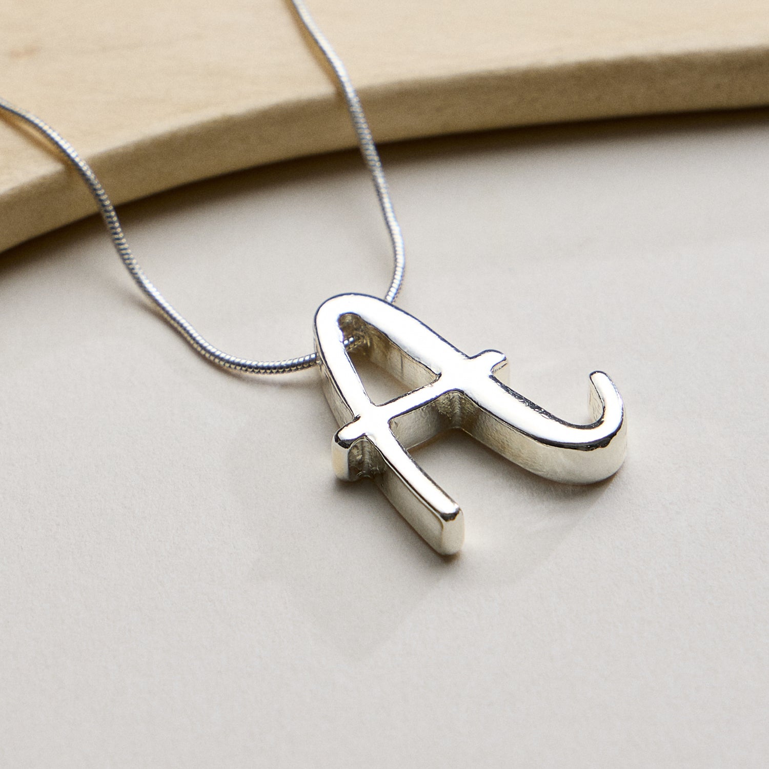 A Set of 16 Letters Gold Dipped Necklace – Gold & Silver Alphabet Charm Jewelry