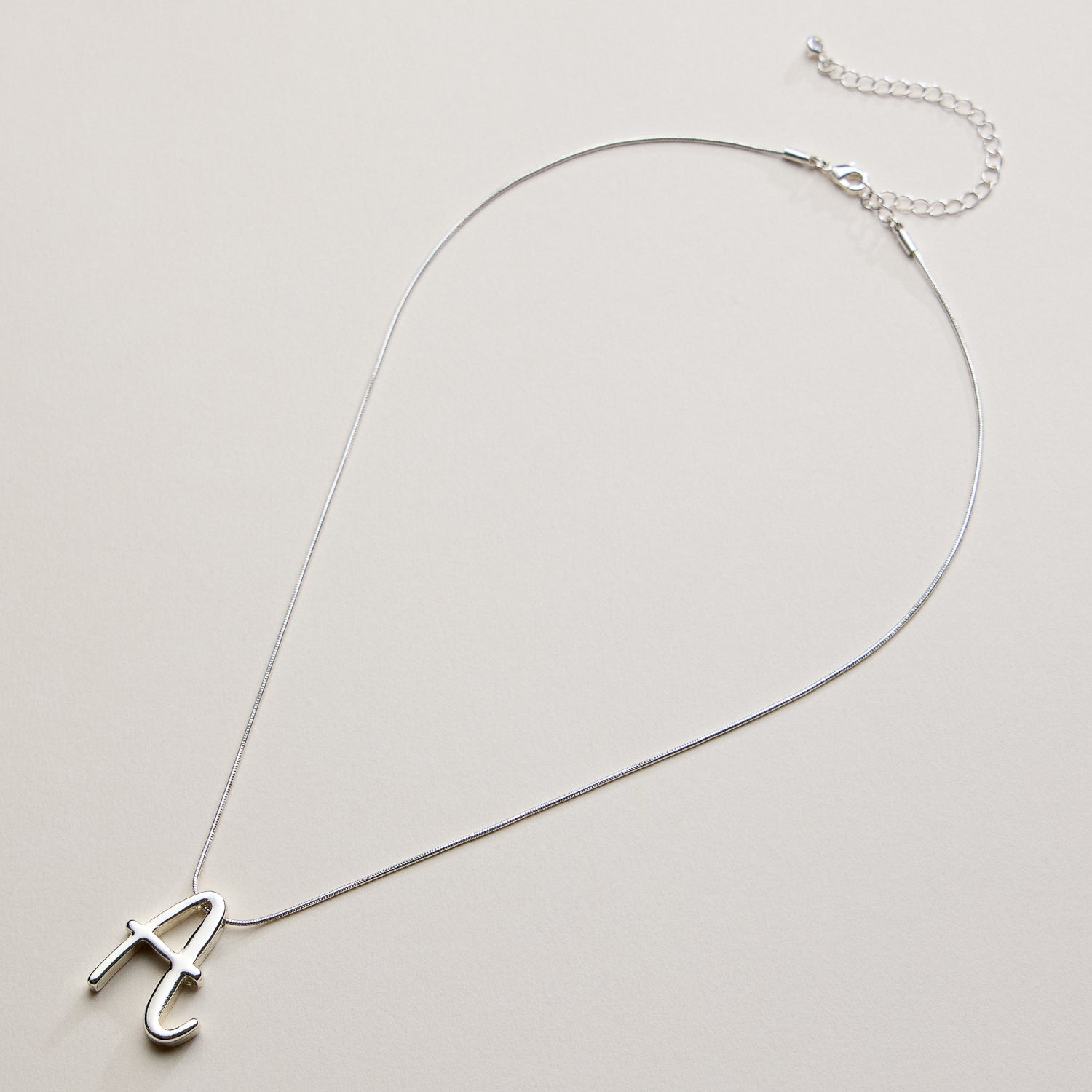 A Set of 16 Letters Gold Dipped Necklace – Gold & Silver Alphabet Charm Jewelry