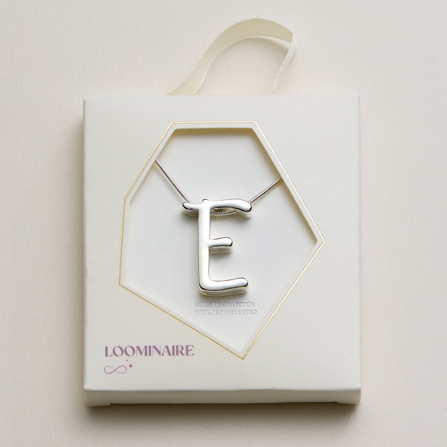 A Set of 16 Letters Gold Dipped Necklace – Gold & Silver Alphabet Charm Jewelry