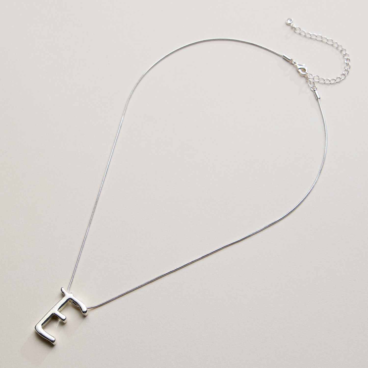 A Set of 16 Letters Gold Dipped Necklace – Gold & Silver Alphabet Charm Jewelry