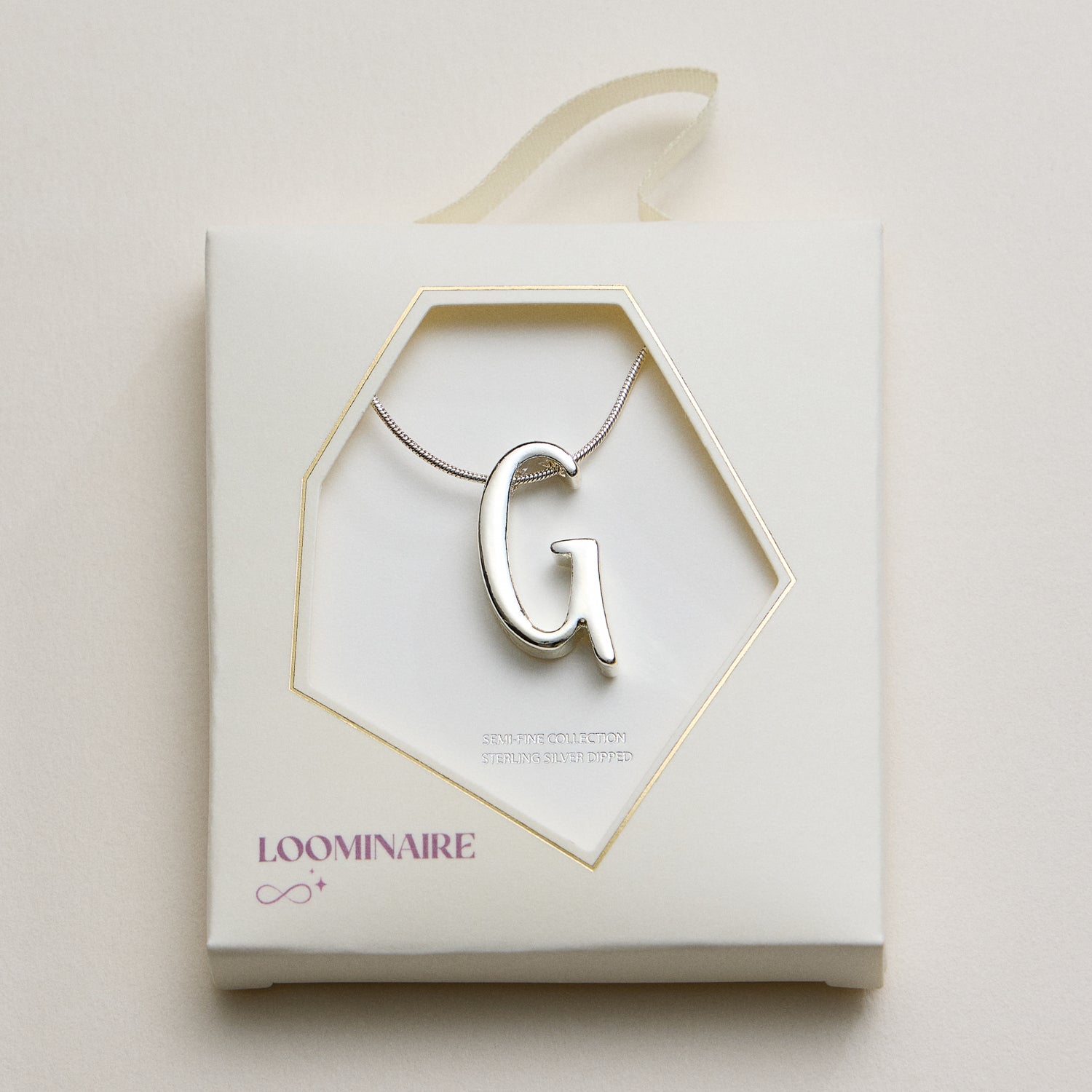 A Set of 16 Letters Gold Dipped Necklace – Gold & Silver Alphabet Charm Jewelry