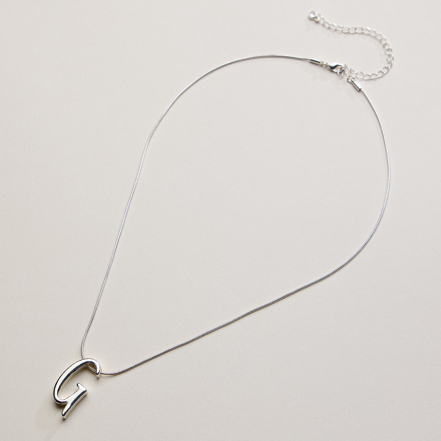 A Set of 16 Letters Gold Dipped Necklace – Gold & Silver Alphabet Charm Jewelry