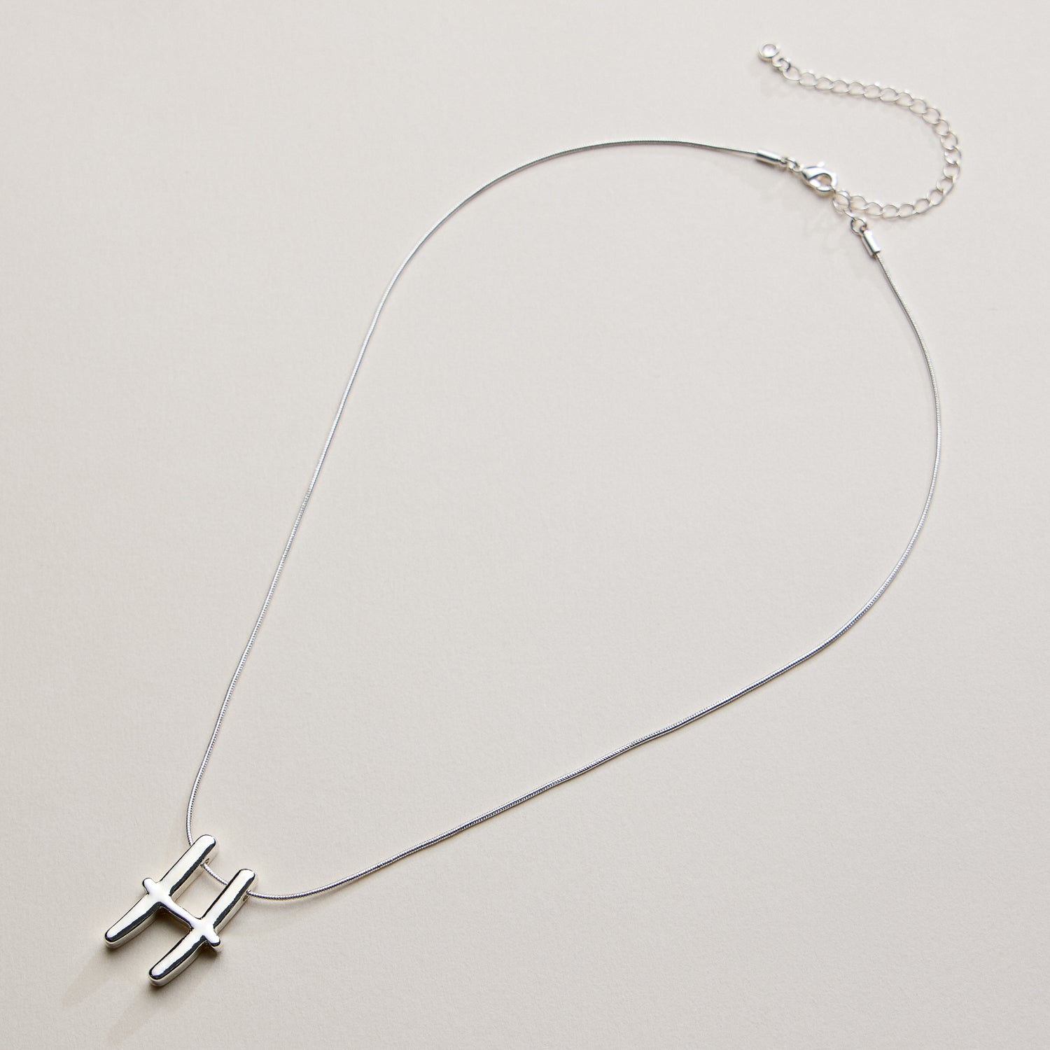 A Set of 16 Letters Gold Dipped Necklace – Gold & Silver Alphabet Charm Jewelry