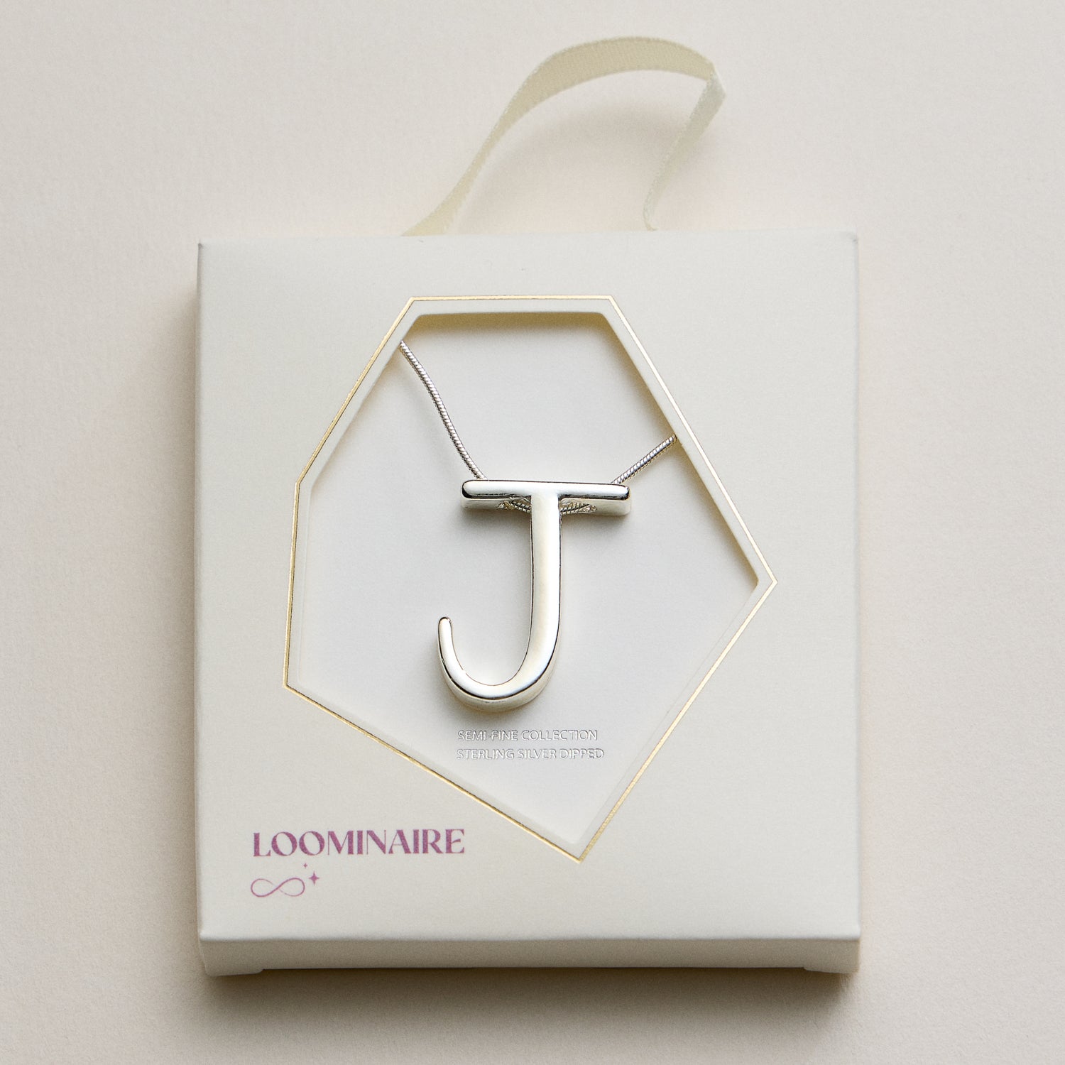 A Set of 16 Letters Gold Dipped Necklace – Gold & Silver Alphabet Charm Jewelry