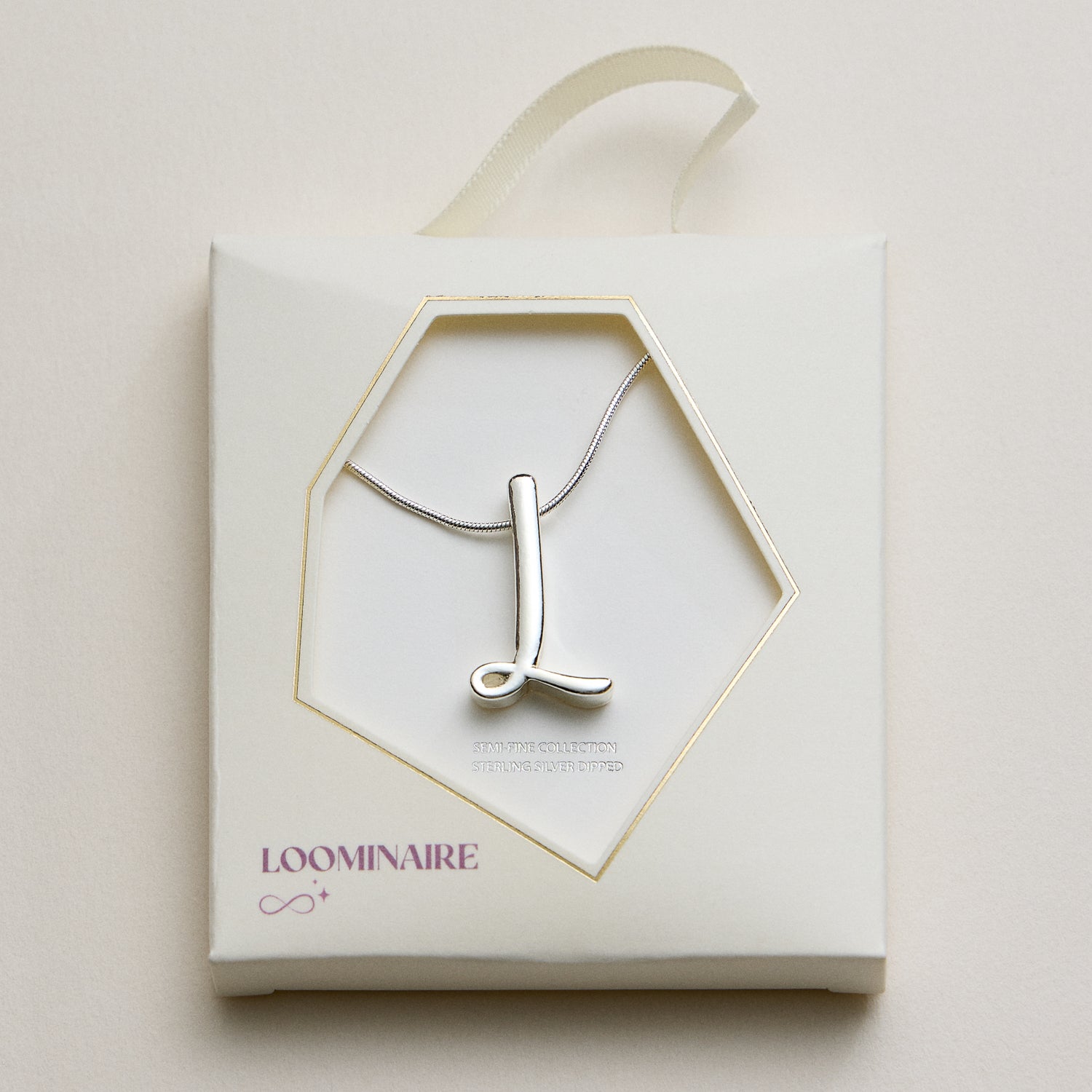 A Set of 16 Letters Gold Dipped Necklace – Gold & Silver Alphabet Charm Jewelry