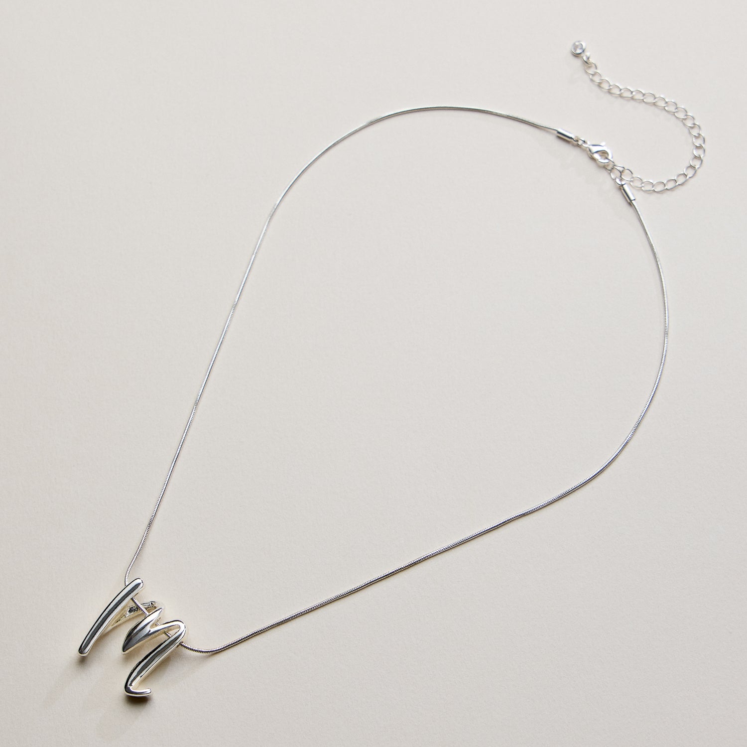 A Set of 16 Letters Gold Dipped Necklace – Gold & Silver Alphabet Charm Jewelry