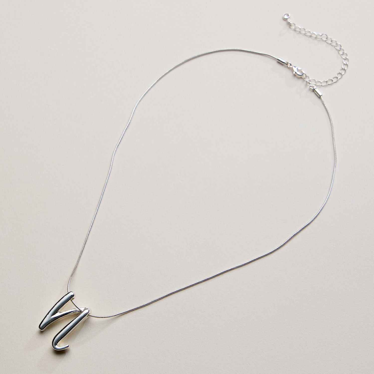 A Set of 16 Letters Gold Dipped Necklace – Gold & Silver Alphabet Charm Jewelry