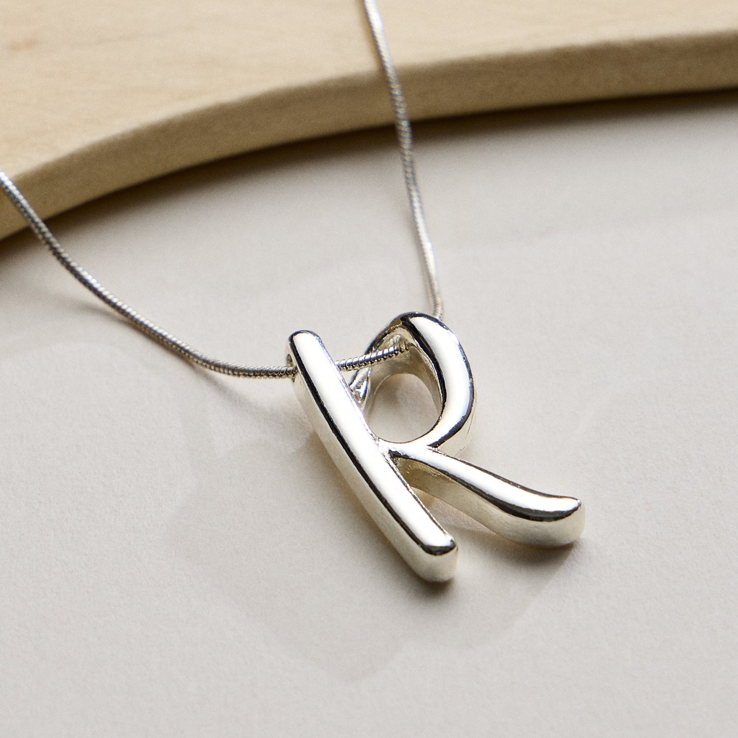 A Set of 16 Letters Gold Dipped Necklace – Gold & Silver Alphabet Charm Jewelry