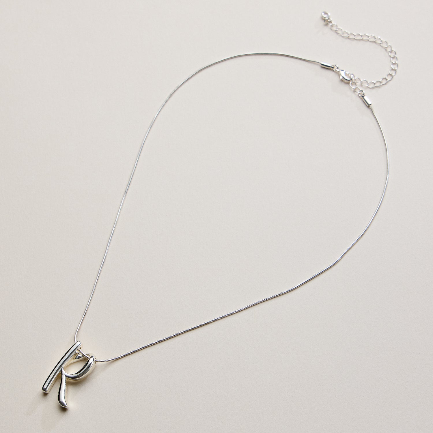 A Set of 16 Letters Gold Dipped Necklace – Gold & Silver Alphabet Charm Jewelry