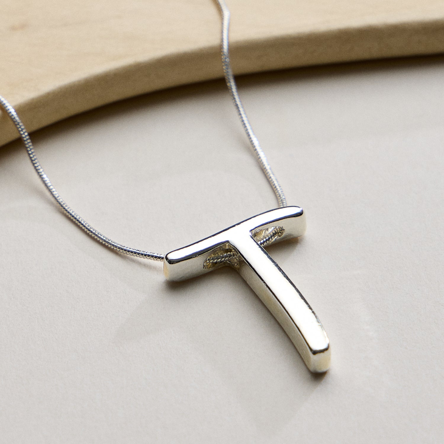 A Set of 16 Letters Gold Dipped Necklace – Gold & Silver Alphabet Charm Jewelry