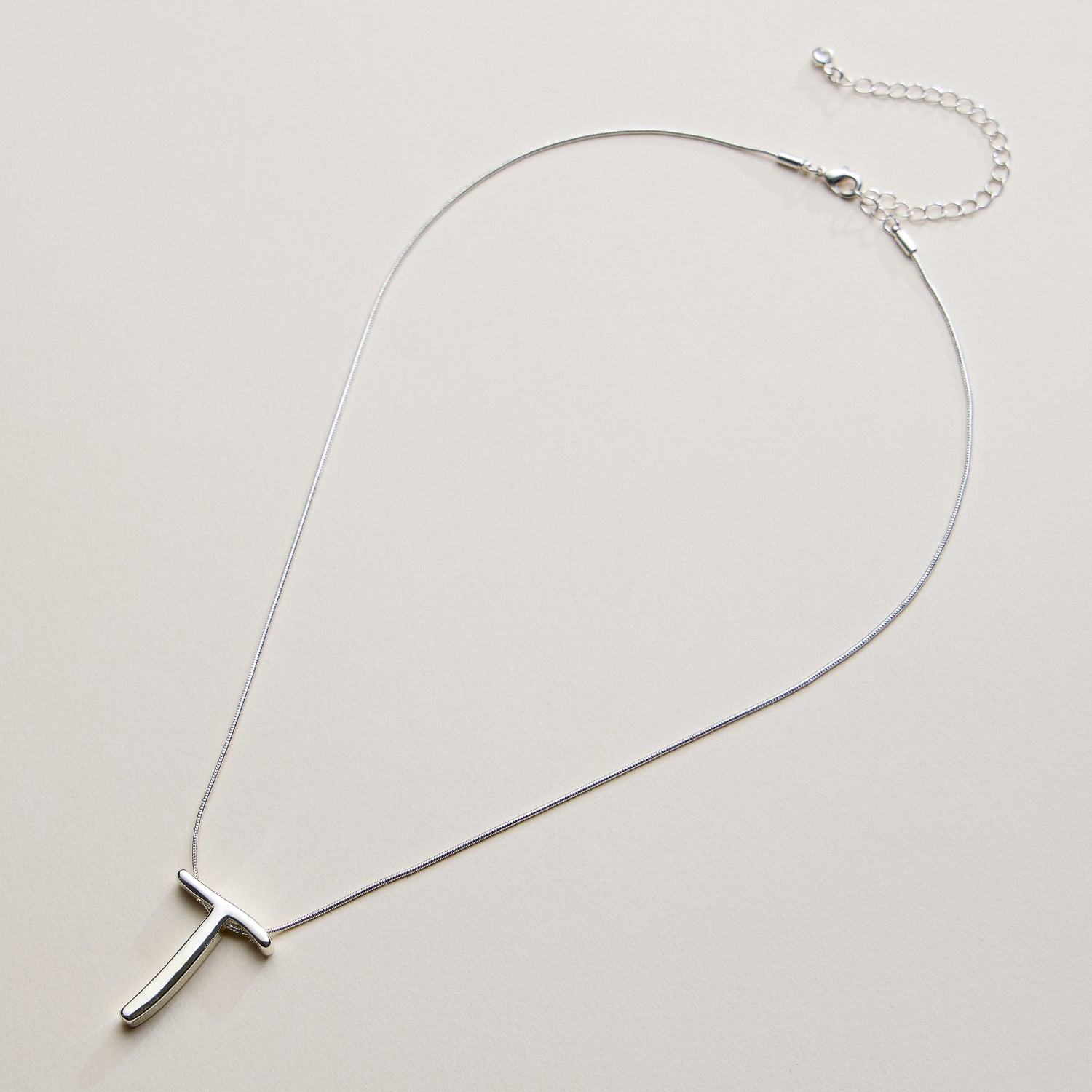 A Set of 16 Letters Gold Dipped Necklace – Gold & Silver Alphabet Charm Jewelry