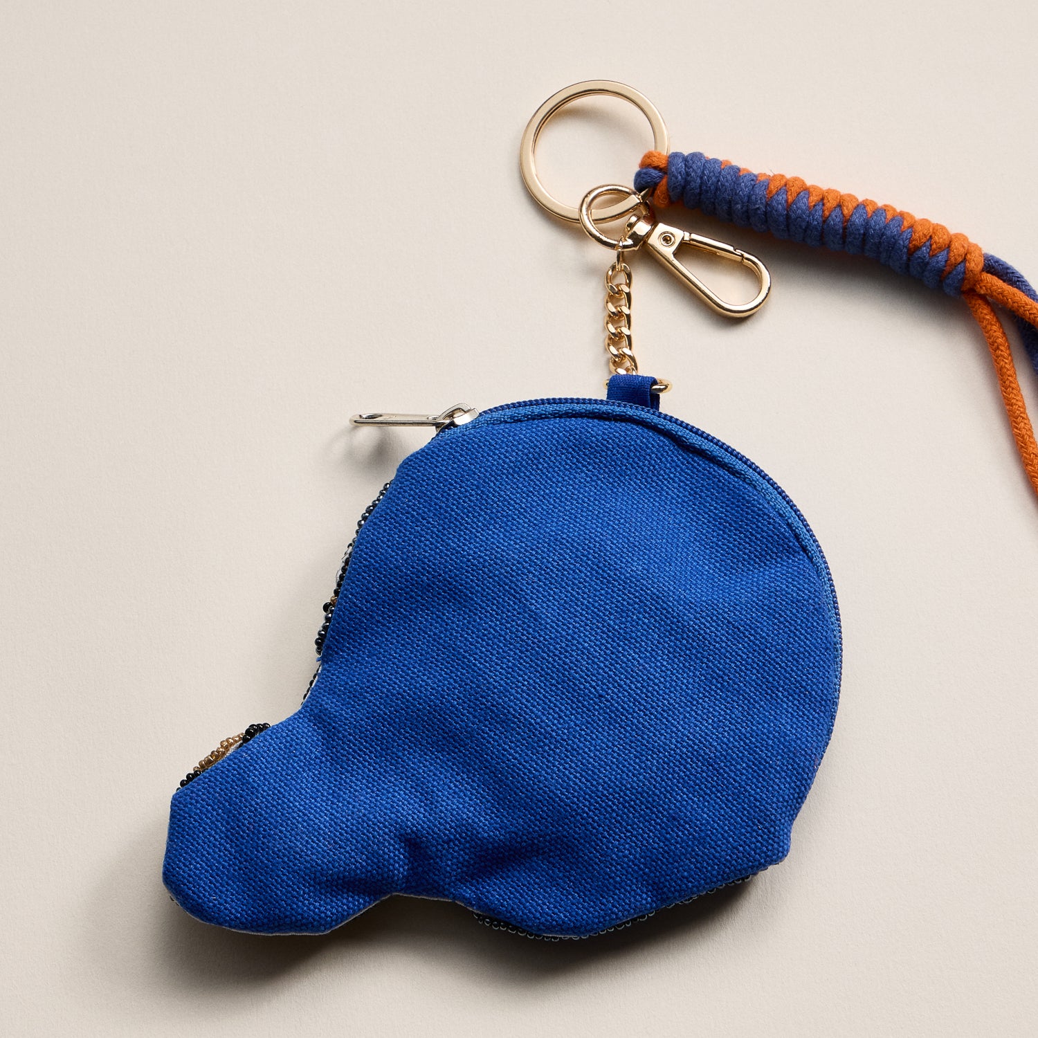 Game Day Beaded Helmet Keychain Pouch – Team Colors - Frem
