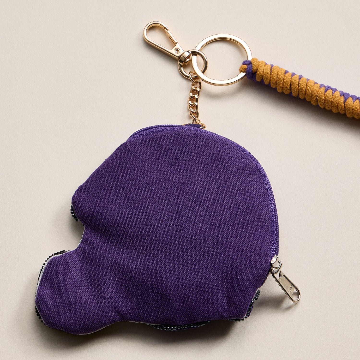 Game Day Beaded Helmet Keychain Pouch – Team Colors - Frem